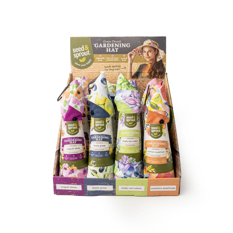 Gardening Hats - Foldable 4 Flower Styles 2