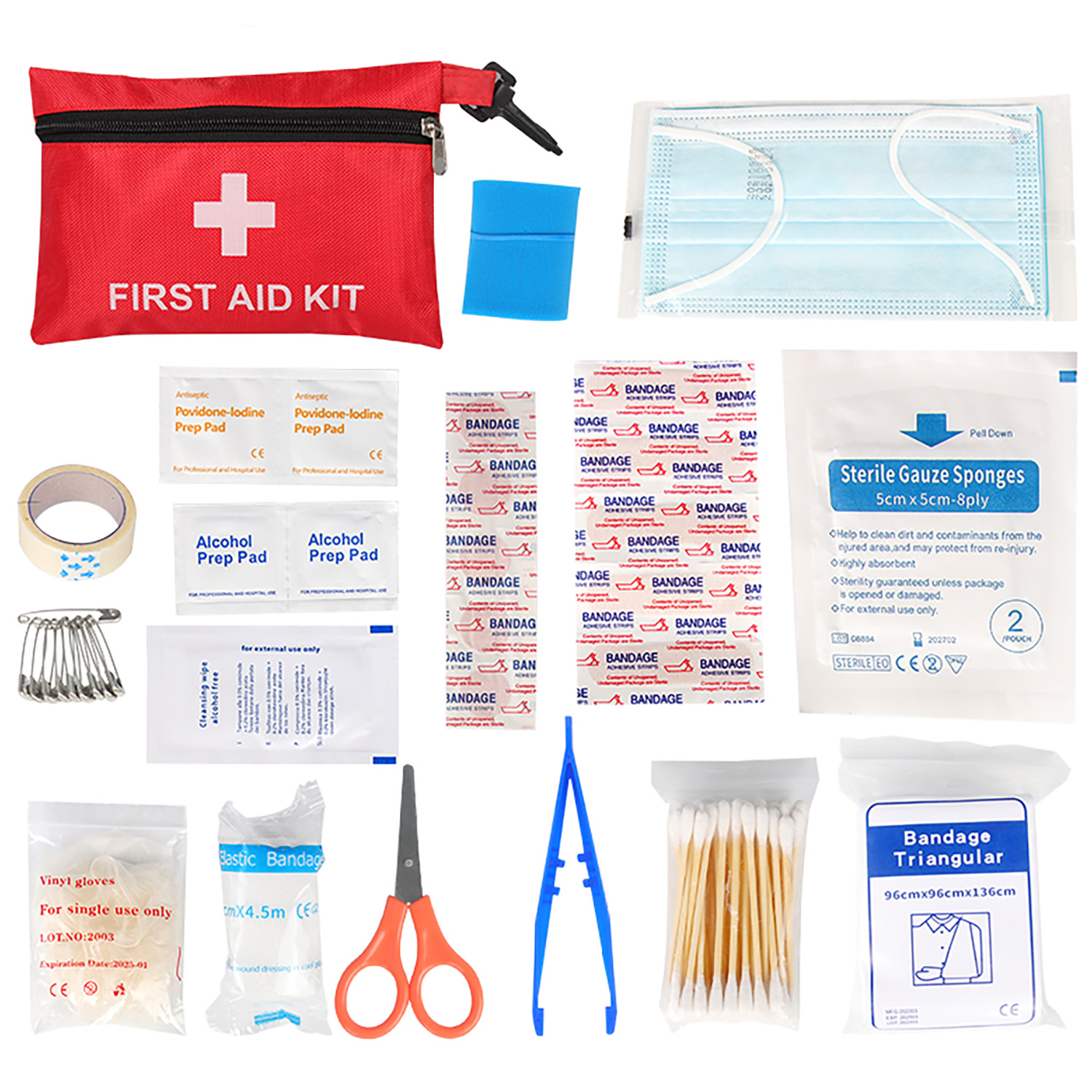 Deluxe Travel Size First Aid Kit 5