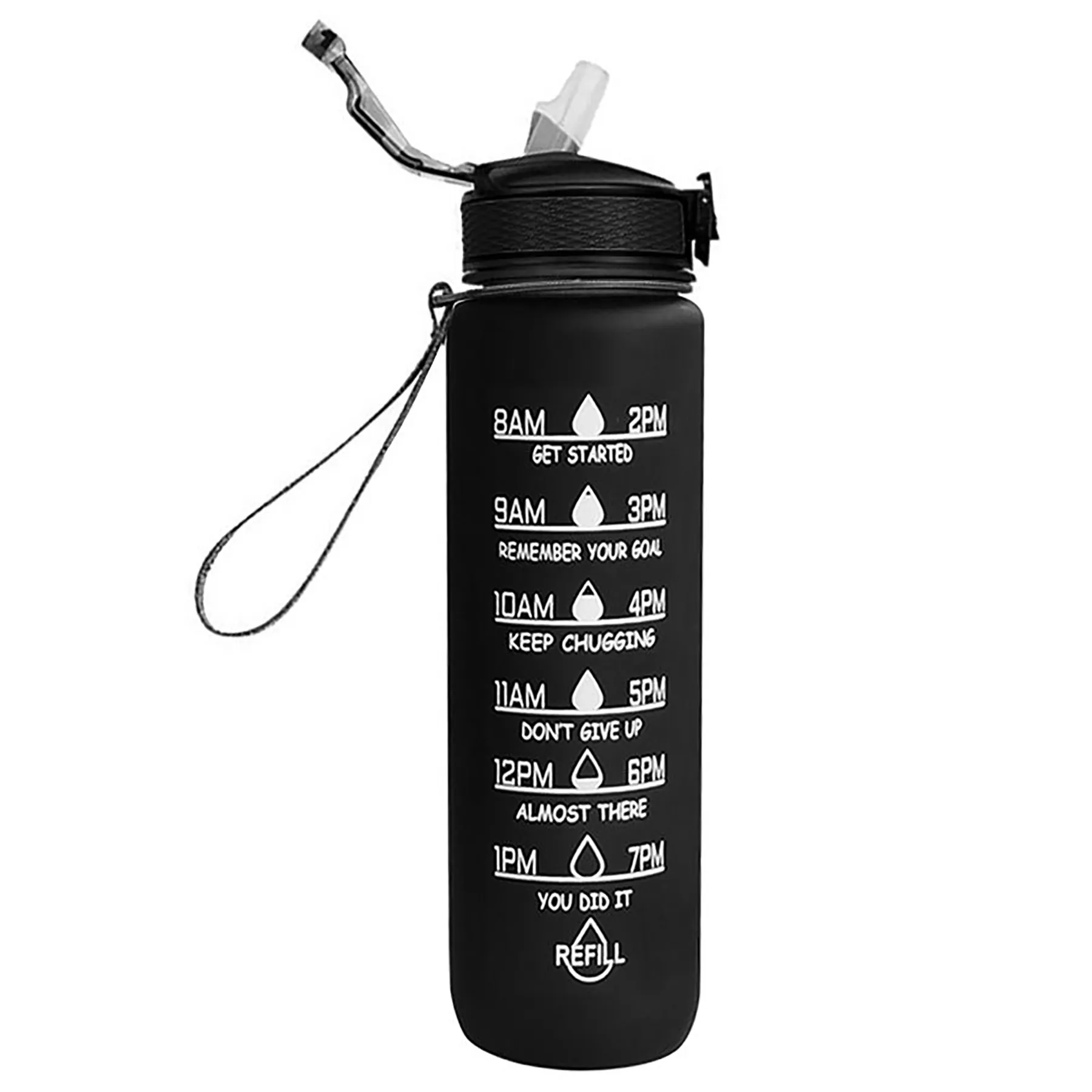 Sports Water Bottle with Time Marker 27