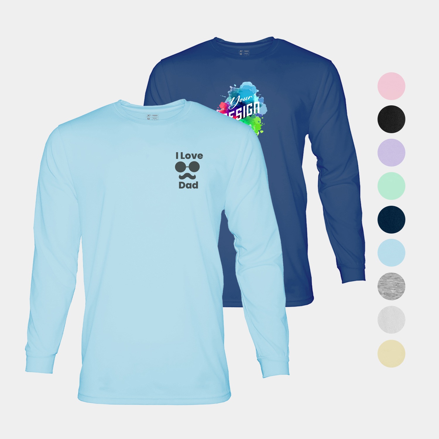 Varsity Men’s Long Sleeve Crew Neck Tee