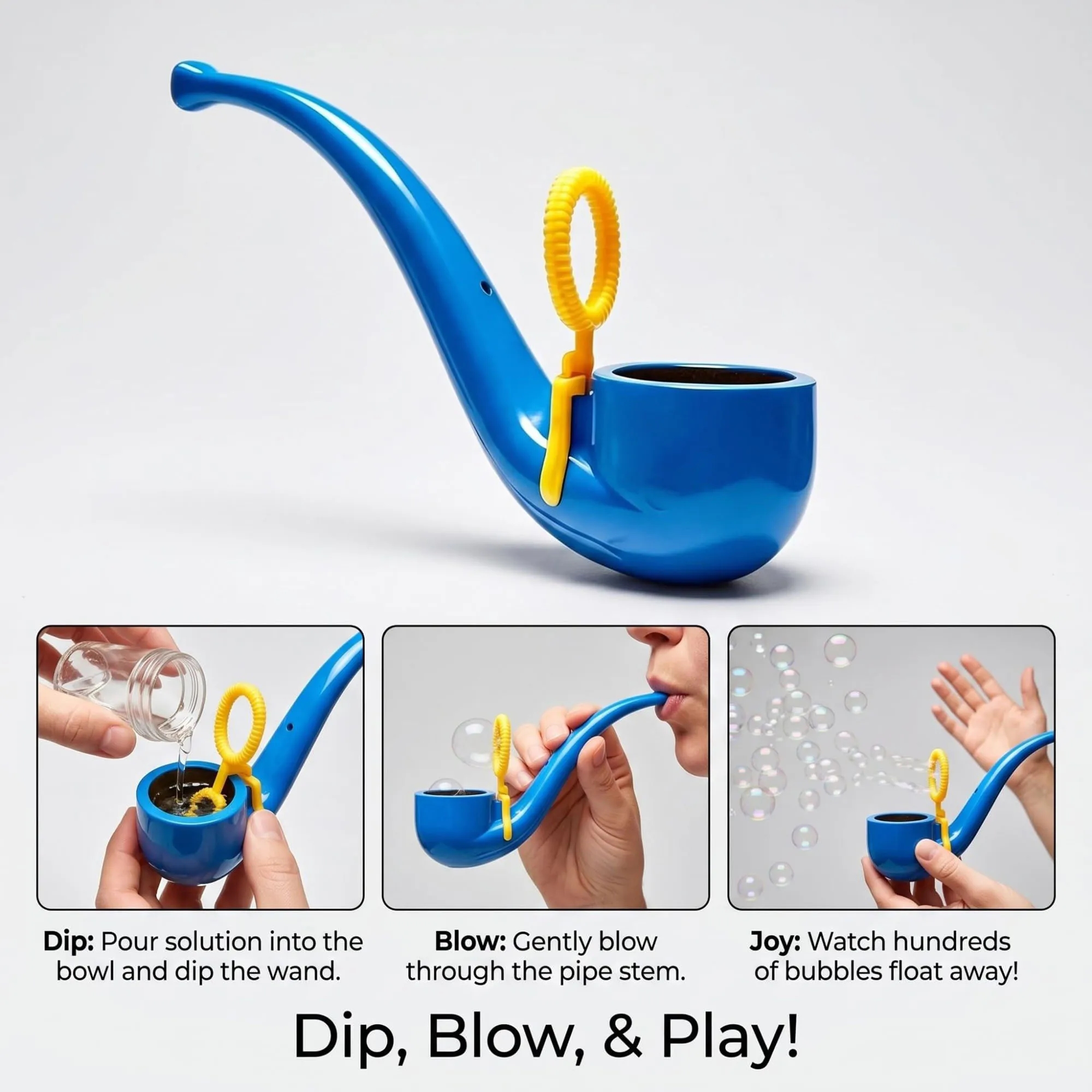 Retro Bubble Pipe Blower Toy 12