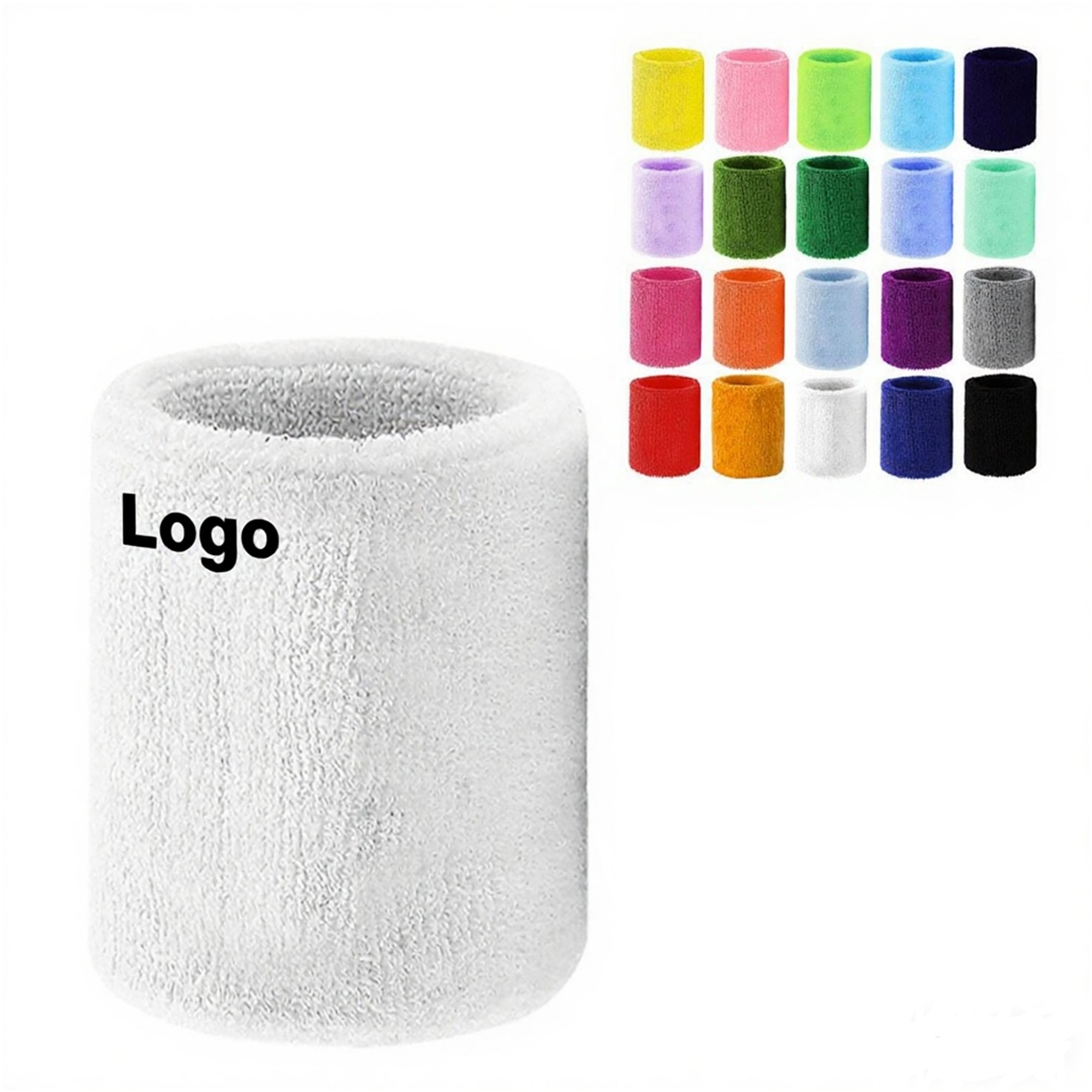 Sports Pure Cotton Sweat-Absorbing Wristband