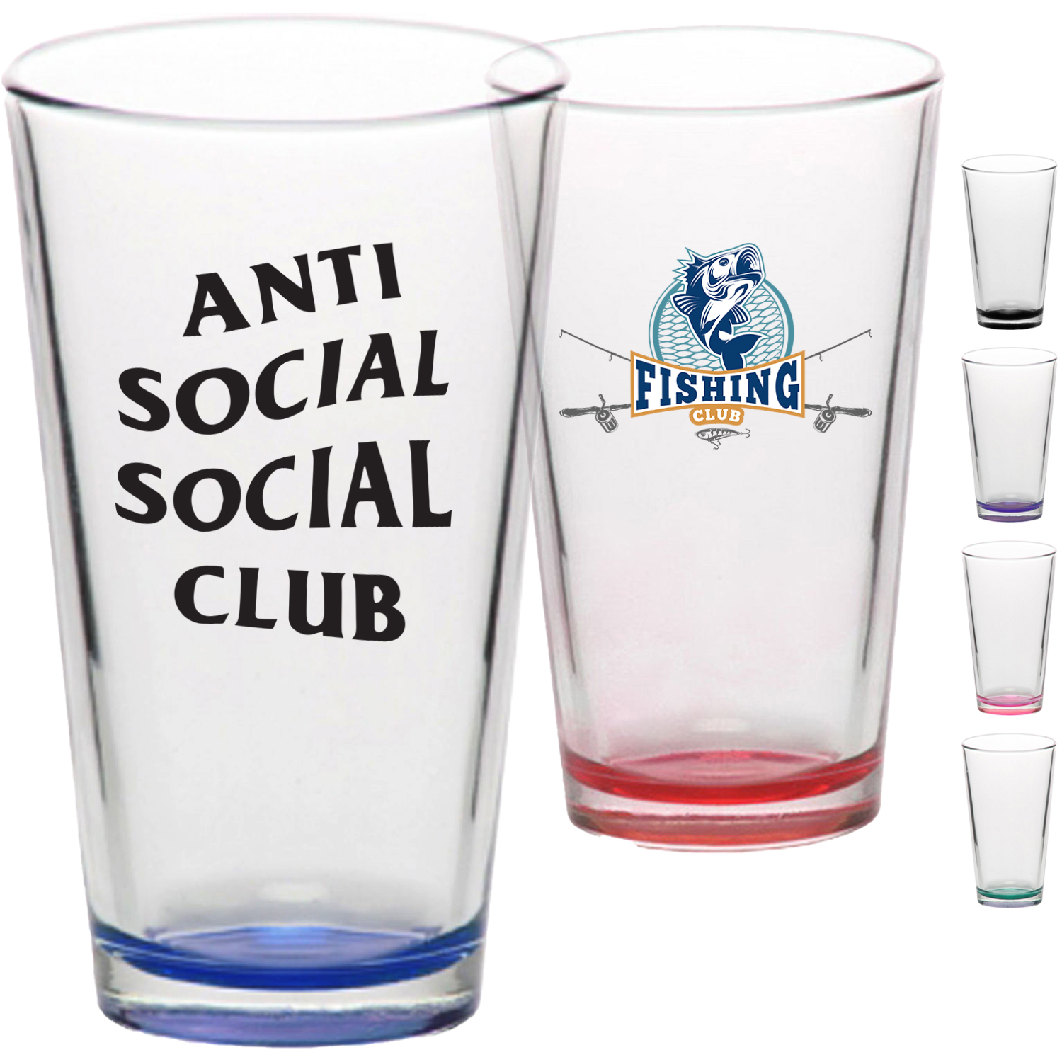 Clear Libbey 16 oz mixing glass Custom printed Drinkware