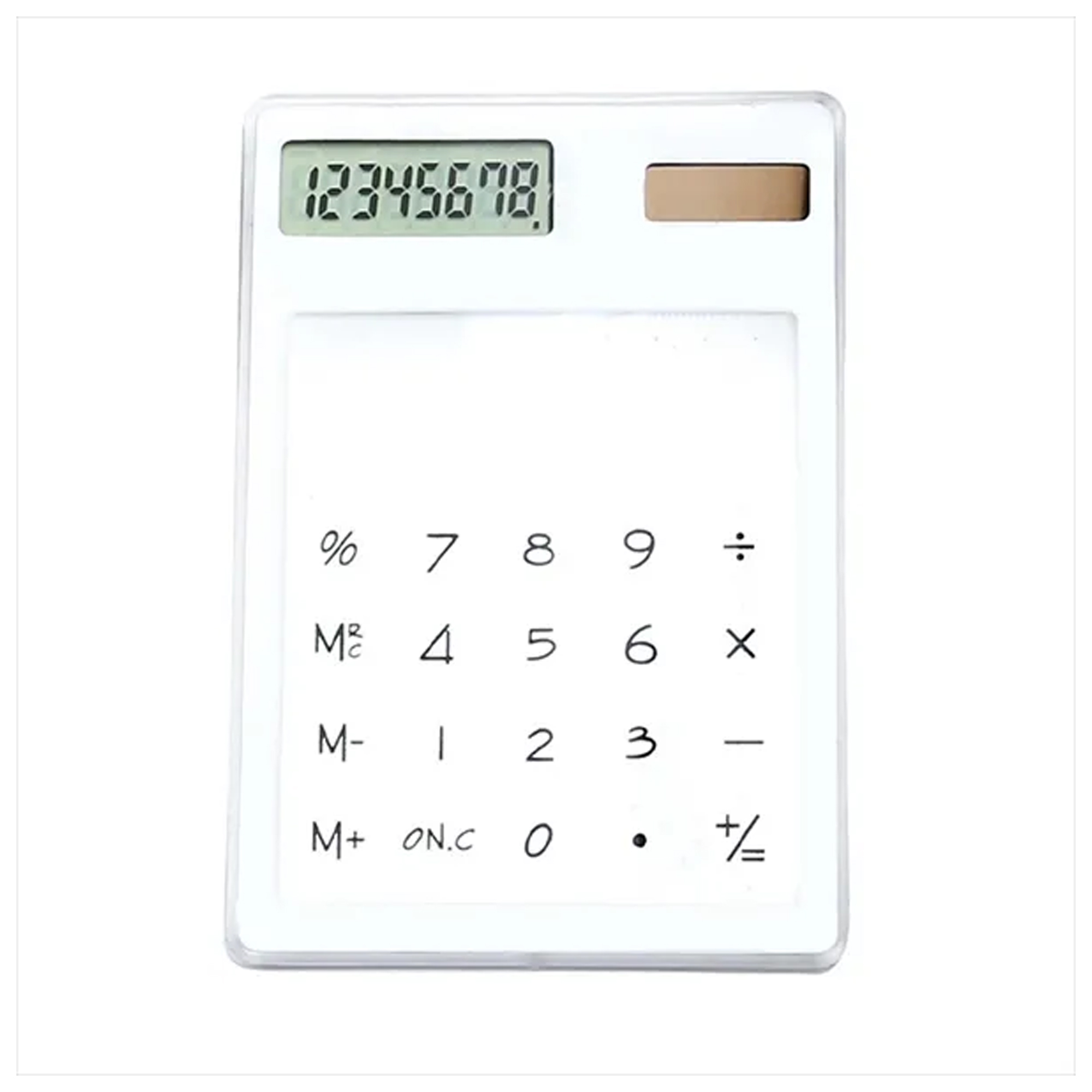 Transparent Solar Desk Calculator 13
