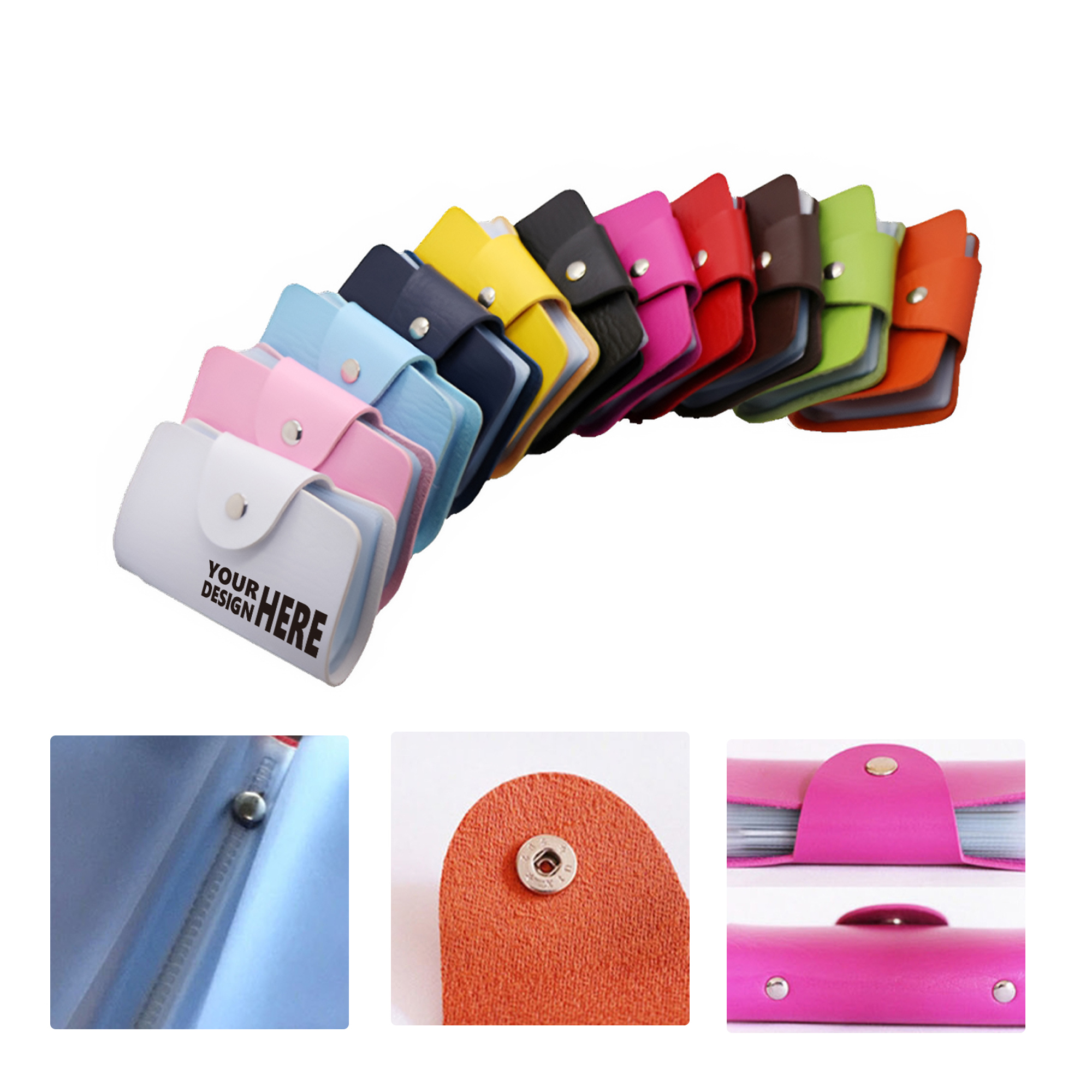 MOQ50 Blocking Card Holder Wallet With Custom Logo