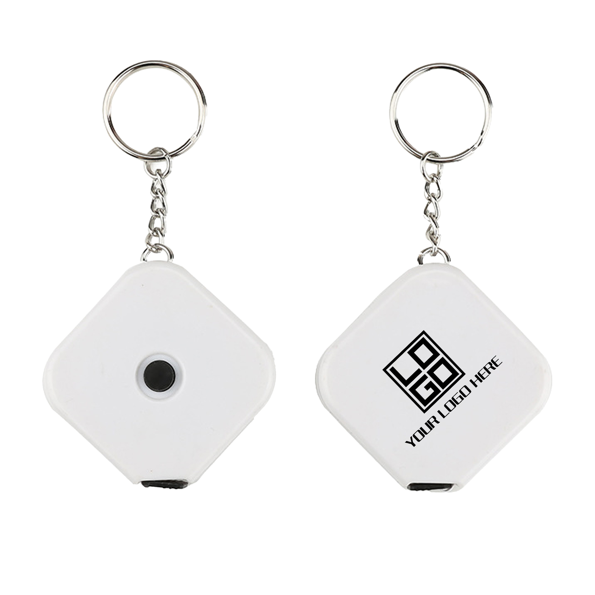 Square 5-Foot Tape Measure with Key Chain 5