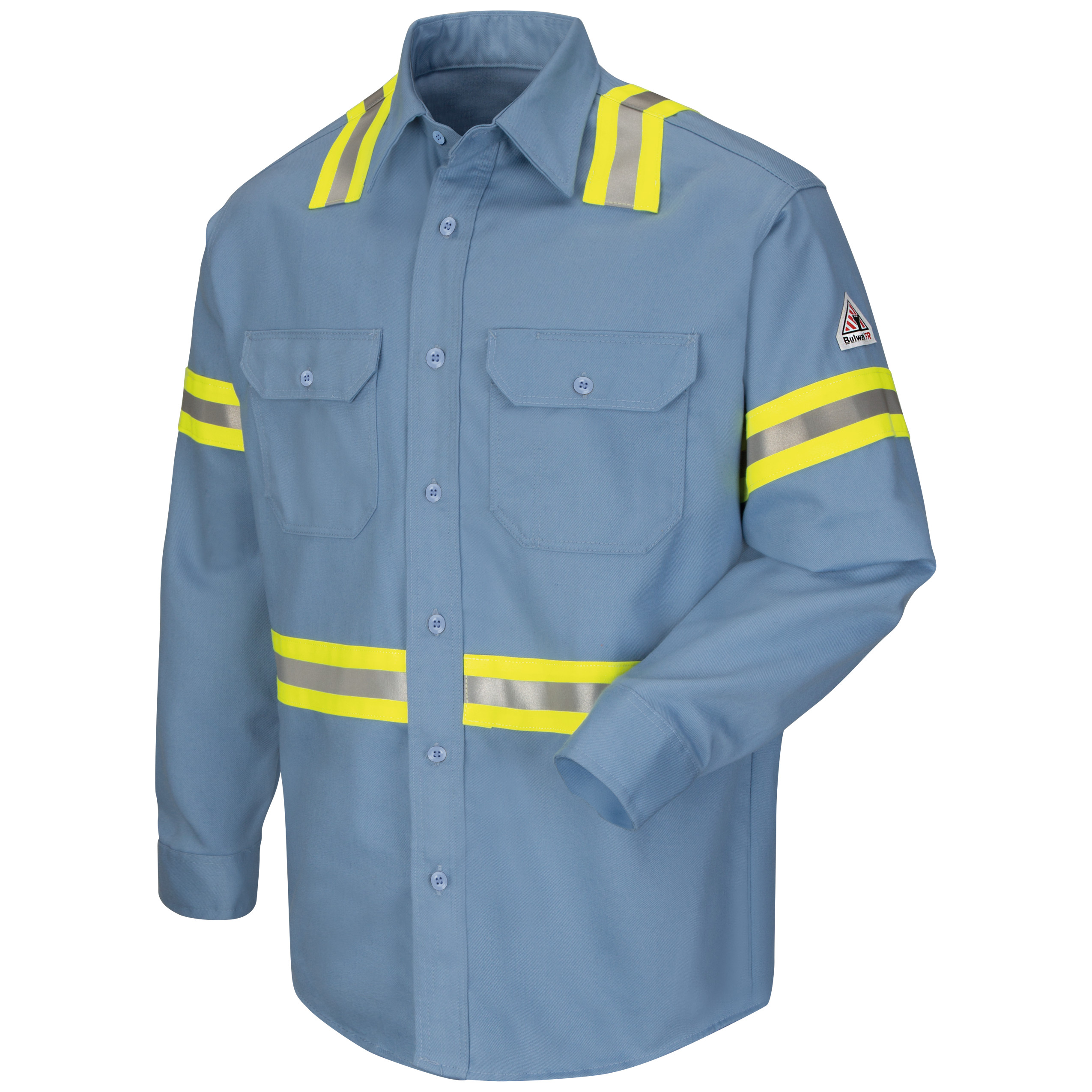 Bulwark® Men's Midweight FR Enhanced Visibility Uniform Shirt