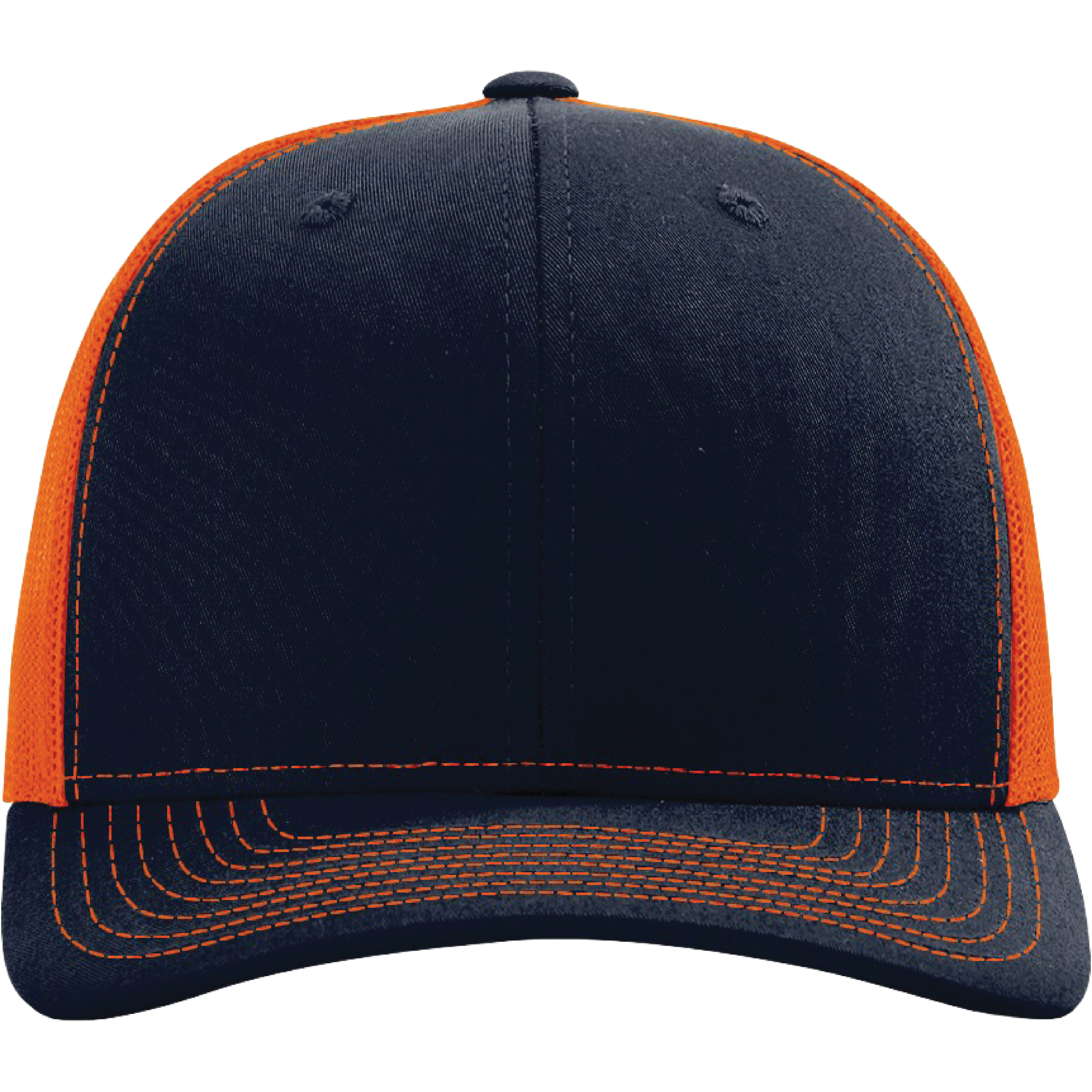 Richardson 112 6-Panel Snapback Trucker Hat w/Leatherette Adhesive Patches or Embroidery 476