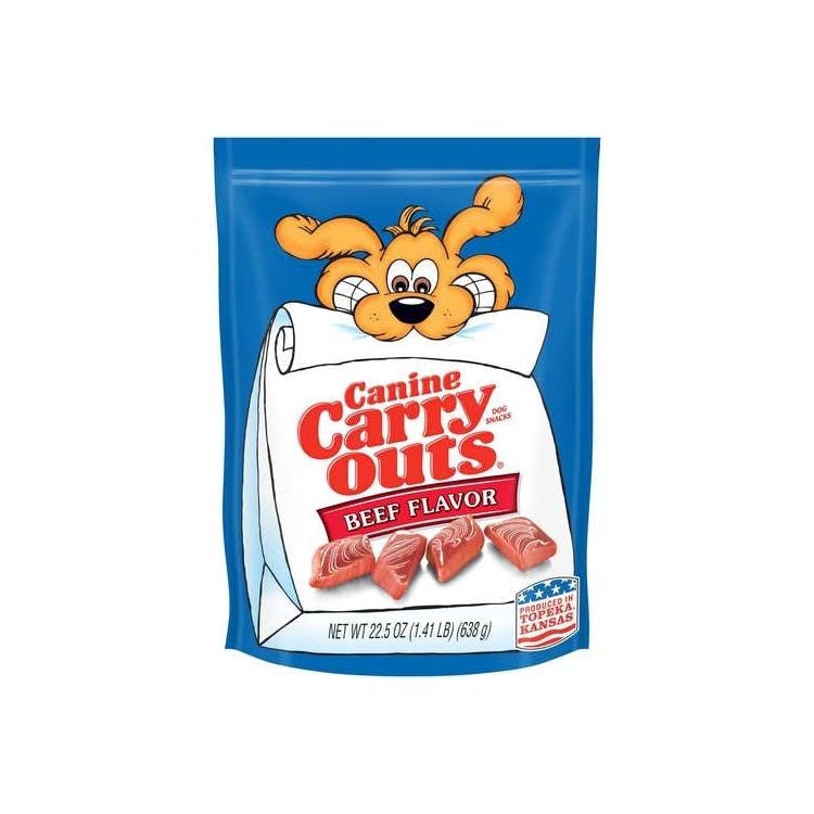 Canine Carryouts Dog Snacks - Beef Flavor 22.5 oz 3