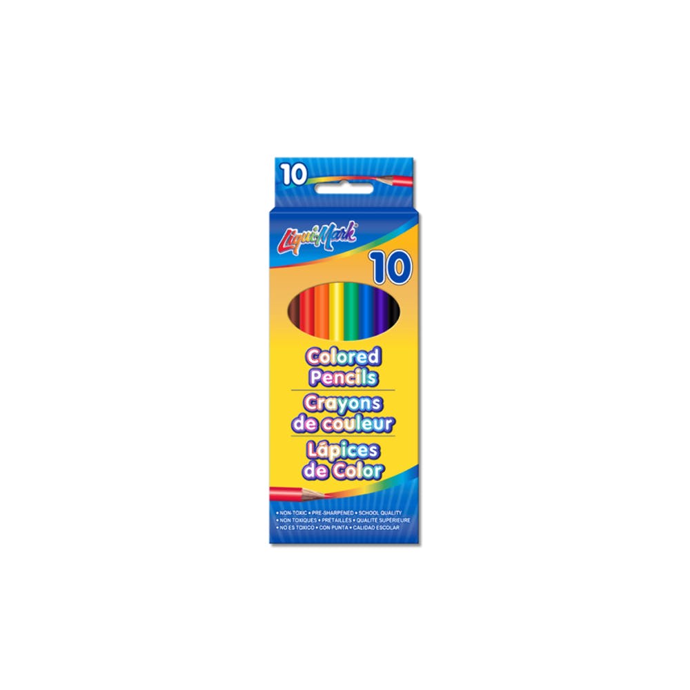 Colored Pencils - 10 Count Pre-sharpened 3
