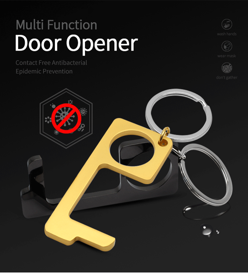 Door Opener key ring key holder safety GPSJRFS BrandPowerLLC