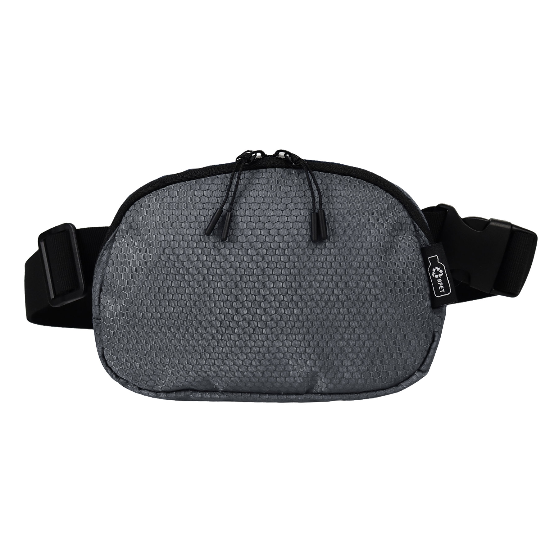 Water-Resistant 100% RPET 420D PU layer Belt Bag w/Adjustable Strap 24