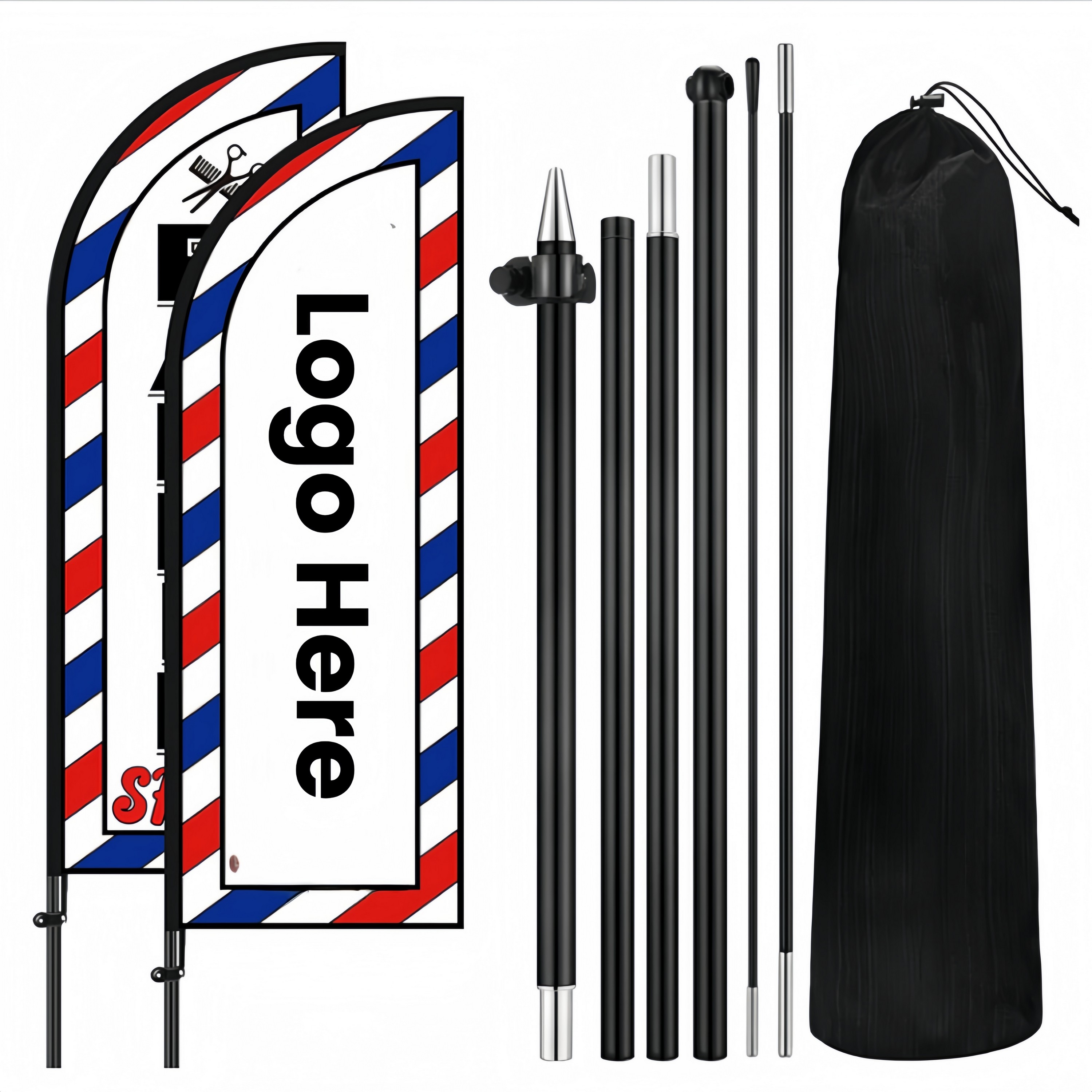 7Ft Advertising Feather Flag