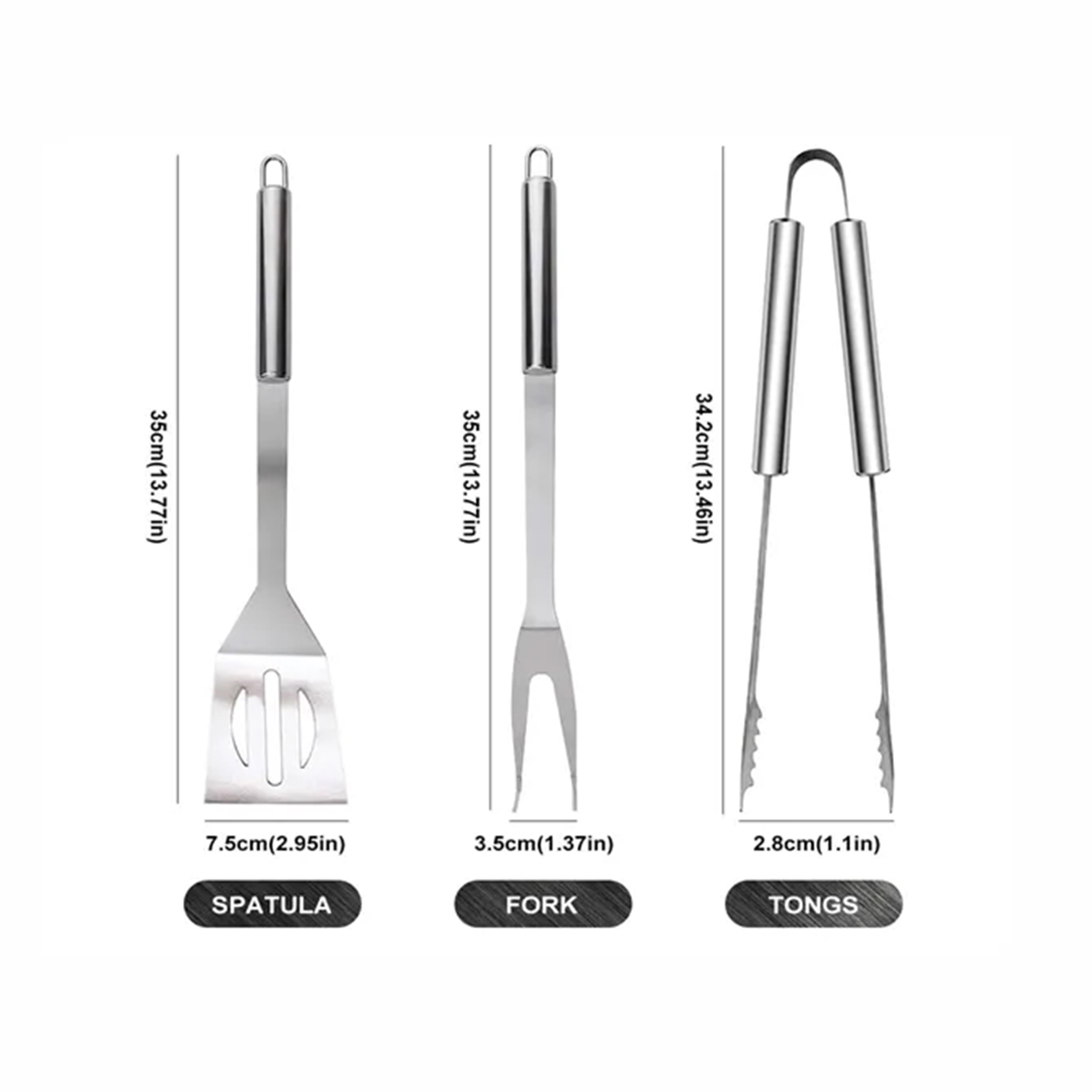 3 Piece BBQ Set MOQ 10pcs 4