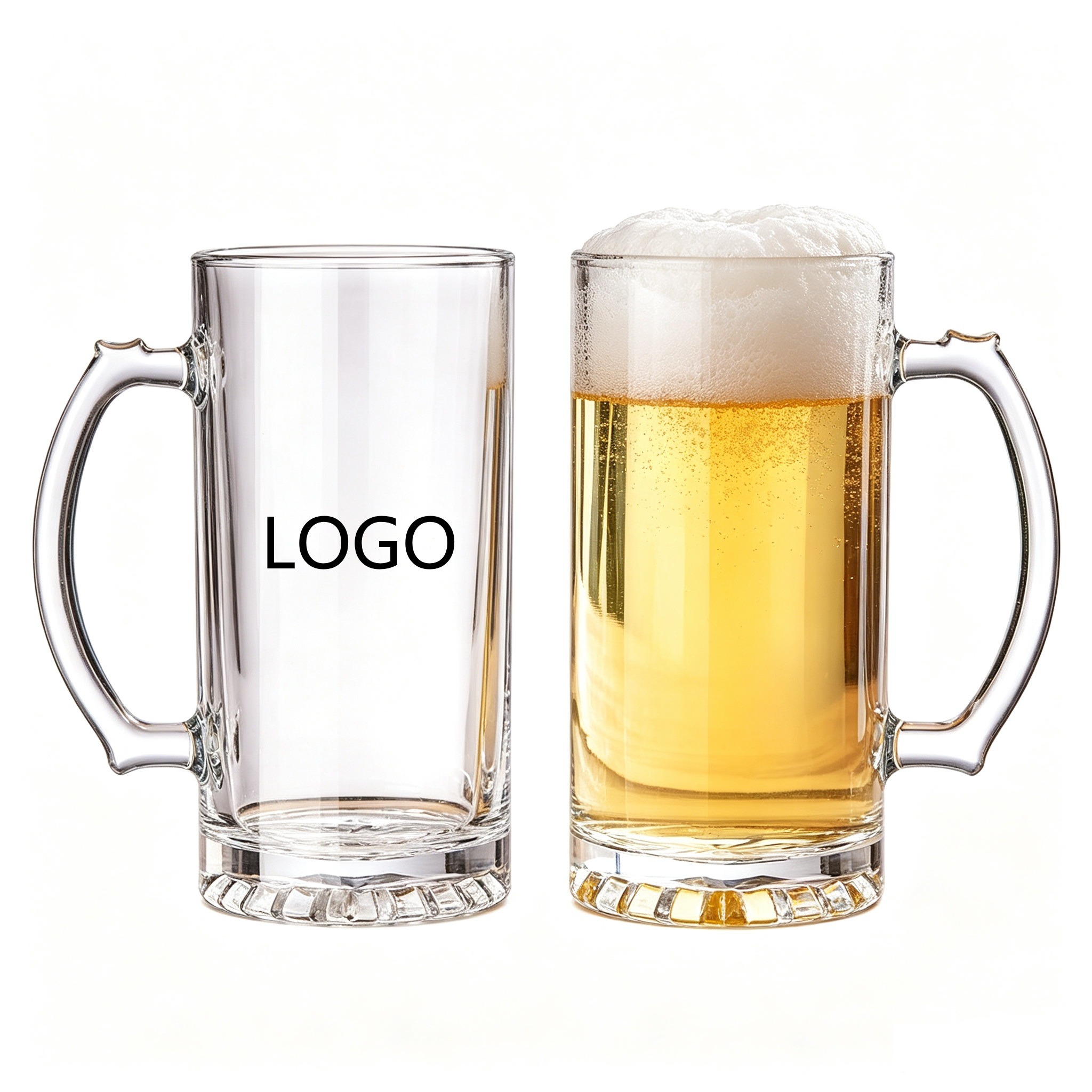 16 oz Glass Pint Beer Steins
