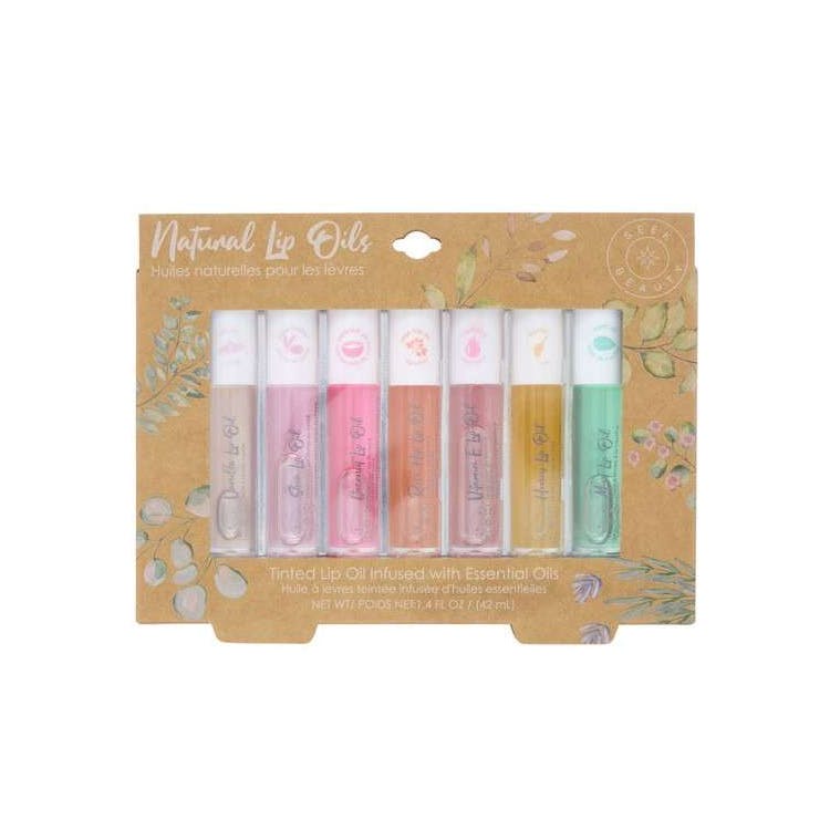 Natural Tinted Lip Oil Collection - 7 Piece