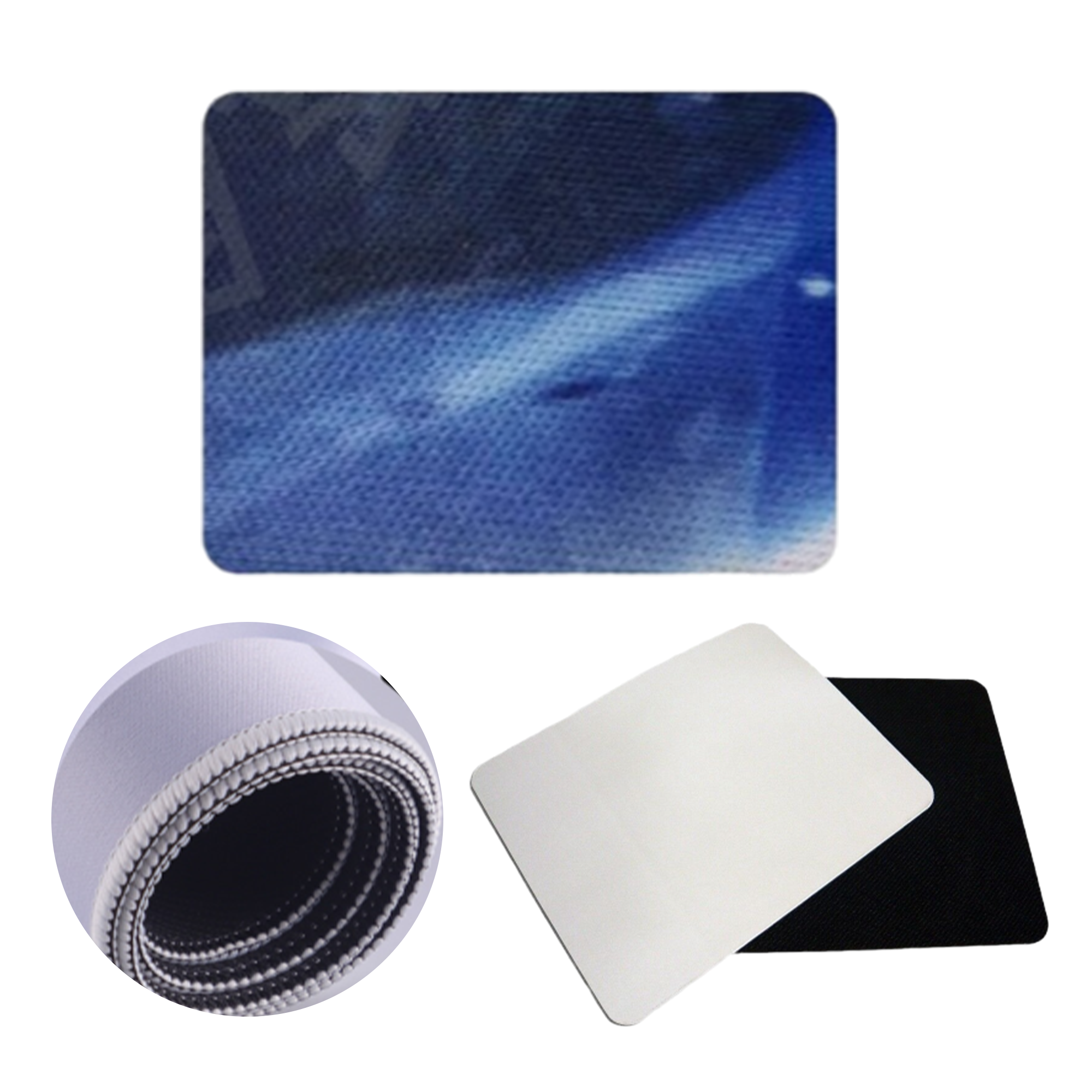 Rubber Anti-Slip Lock Edge Mouse Pad