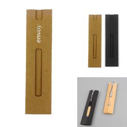 Eco-Friendly Kraft Card Paper Pen Sleeve - PB296 | NY POWER PROMOS