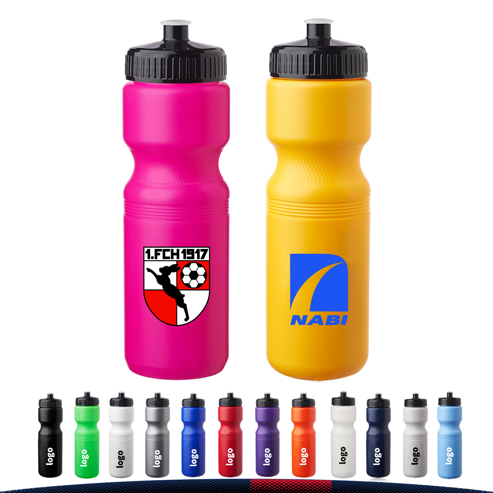 Vnide Plastic Water Bottles - 28 OZ.