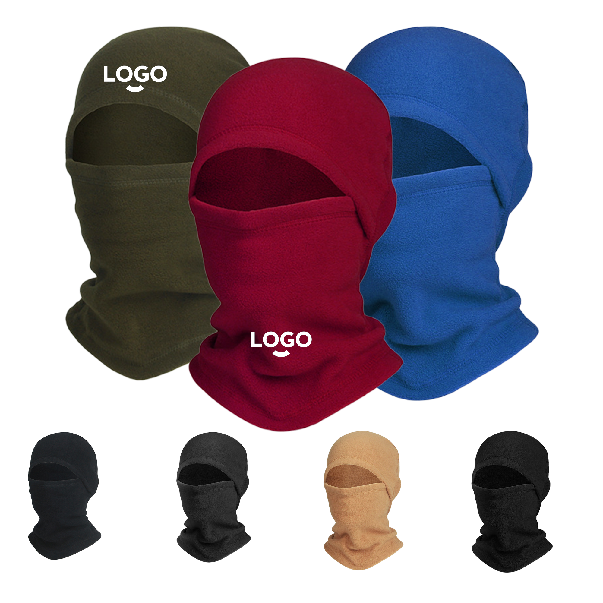 Unisex Winter Ski 2-In-1 Hat & Mask (MOQ 20) 9