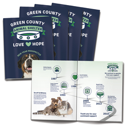 20-page (8.5x11) Booklet (High Gloss UV-Coated Cover)