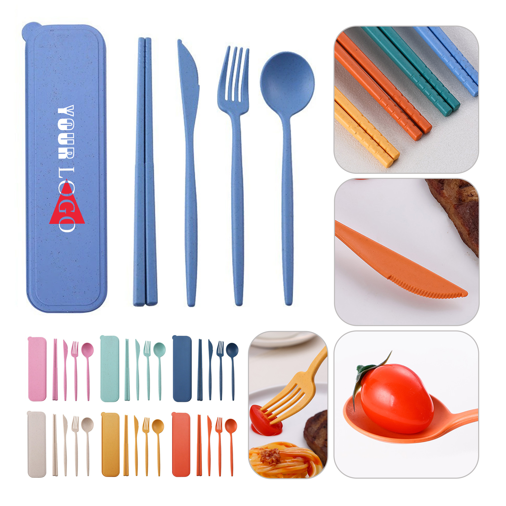 Wheat Straw Cutlery Set 1