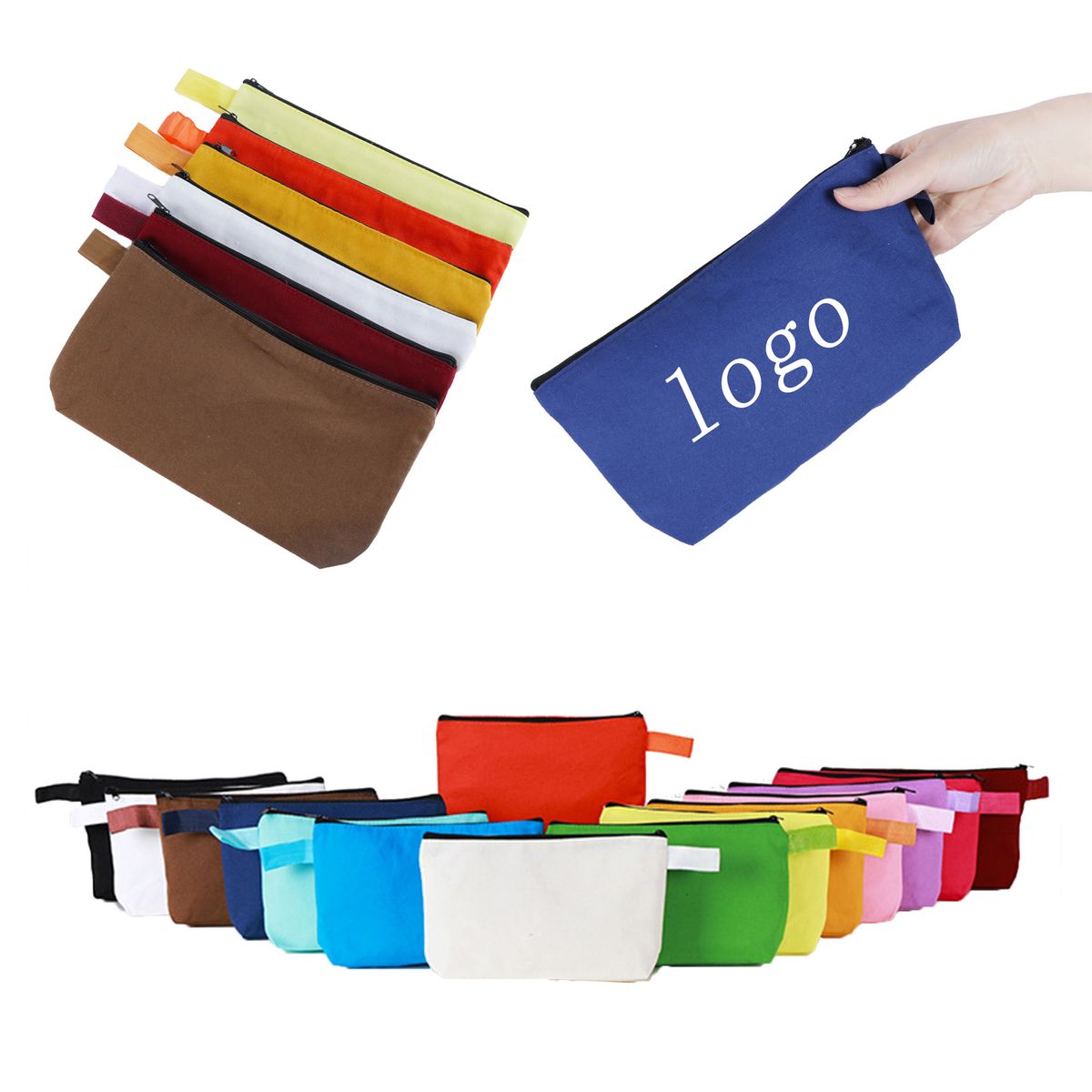 Customized Canvas Stationery Storage Bag 4