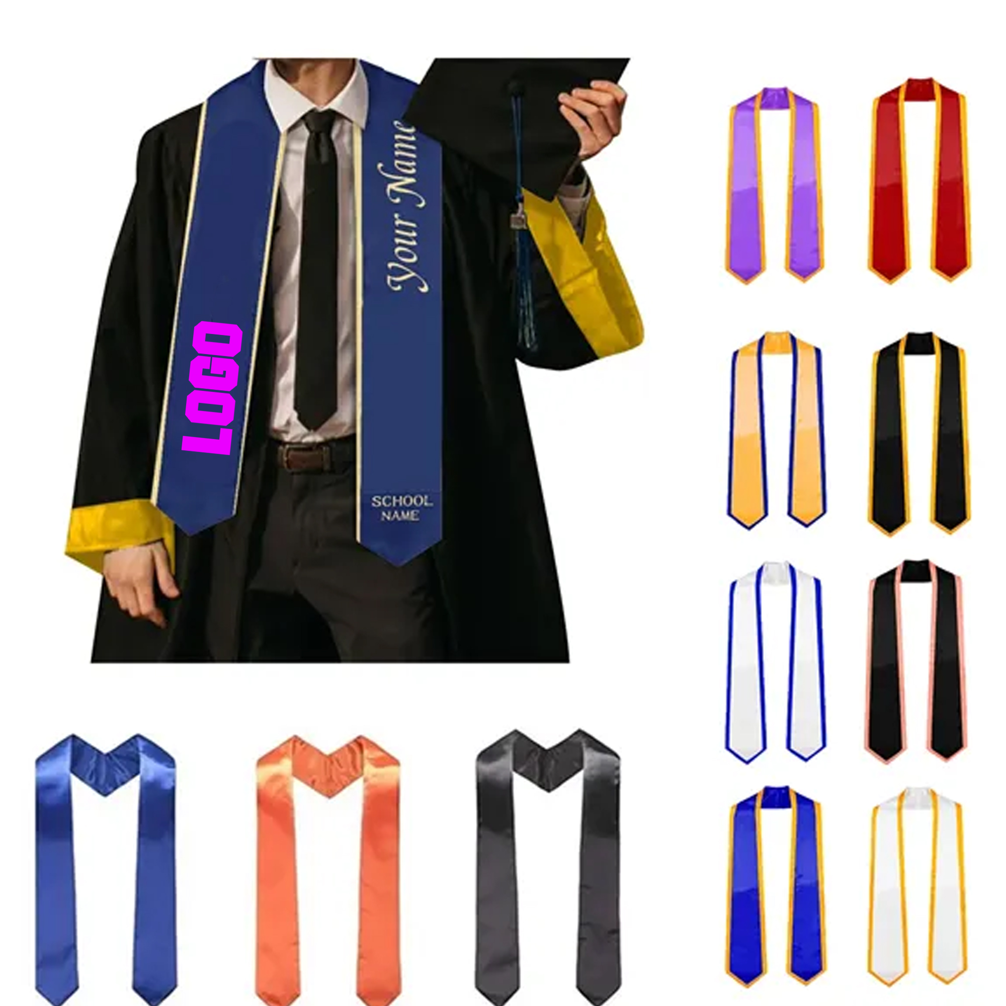 Graduation Honor Stole ?C Custom Ceremony Sash 5