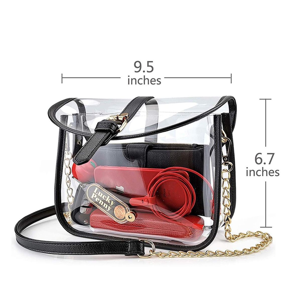 Clear Purse Crossbody Bag