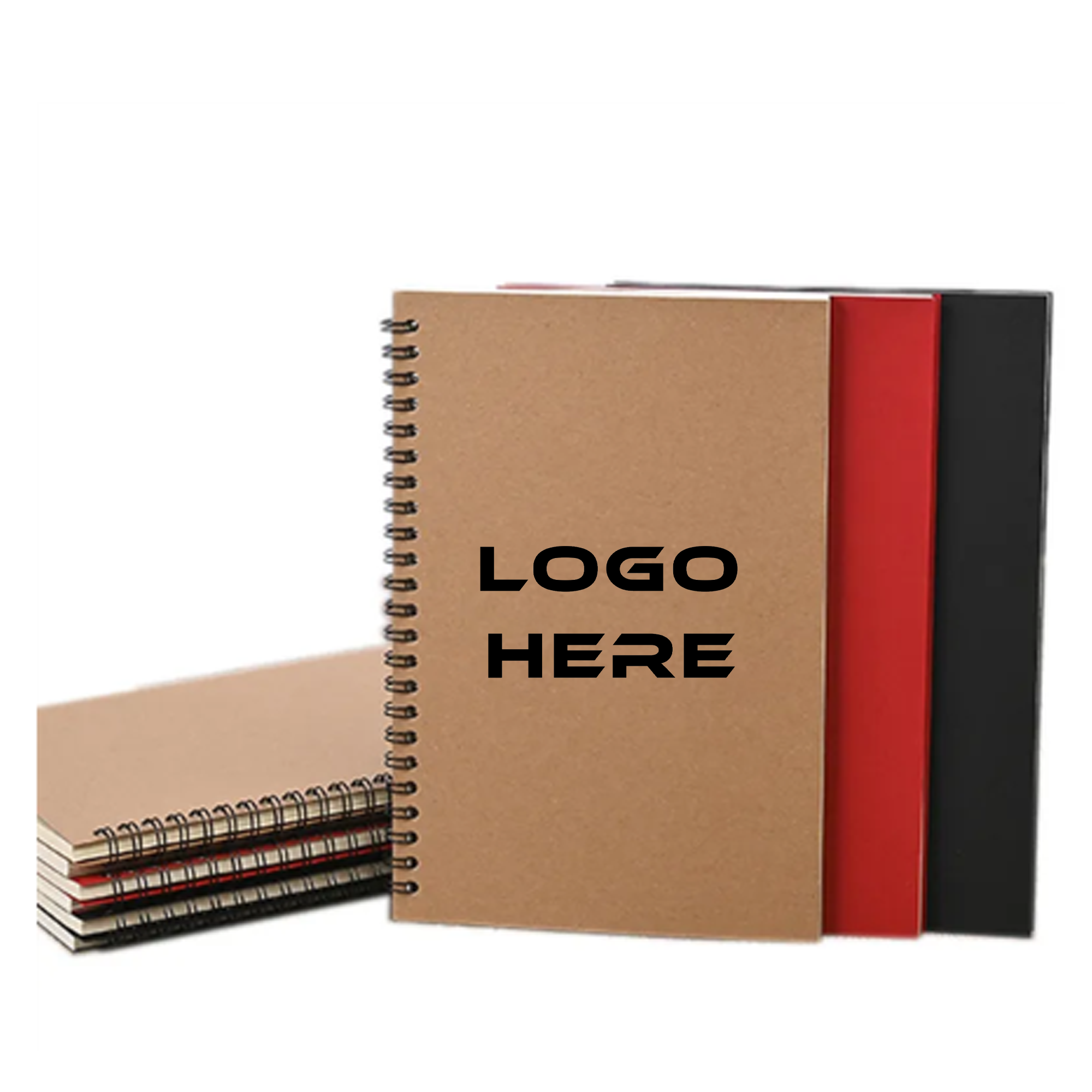A5 Eco Kraft Cover Spiral Notebook
