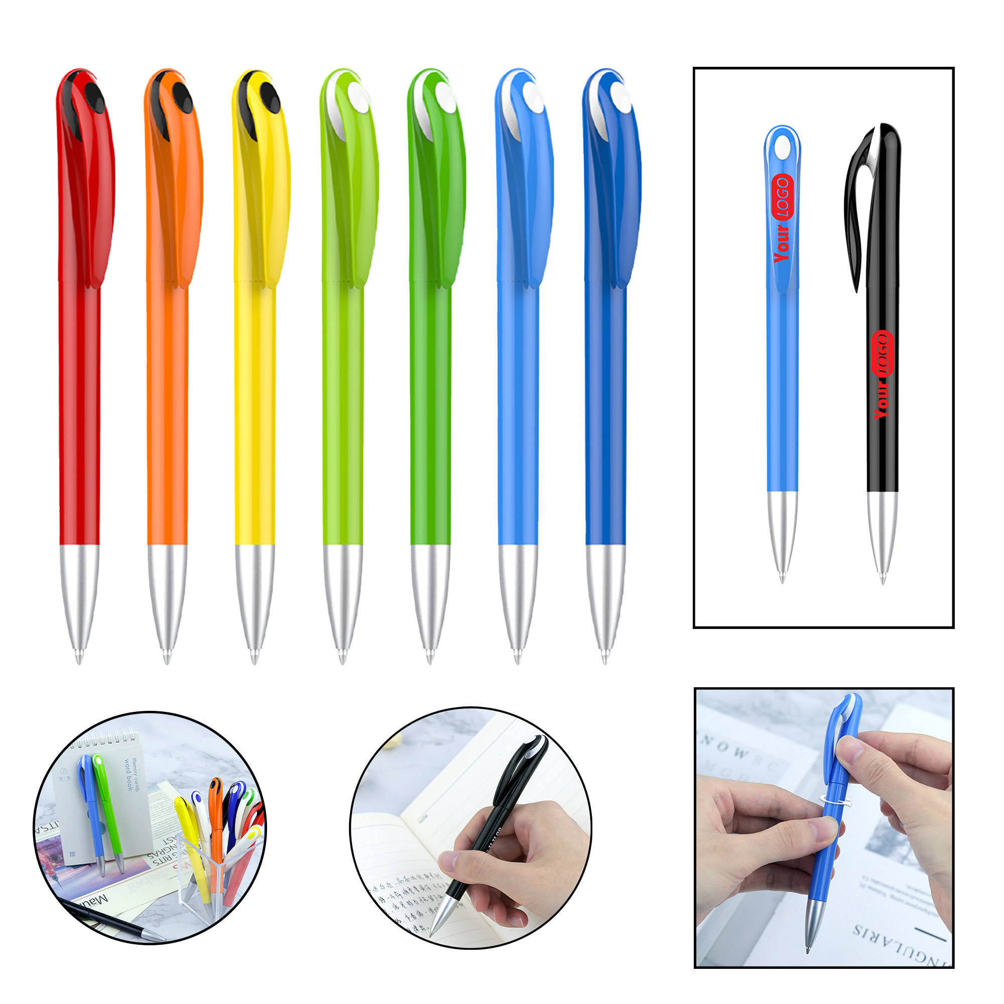 Simple And Customizable Logo ABS Ballpoint Pen 4