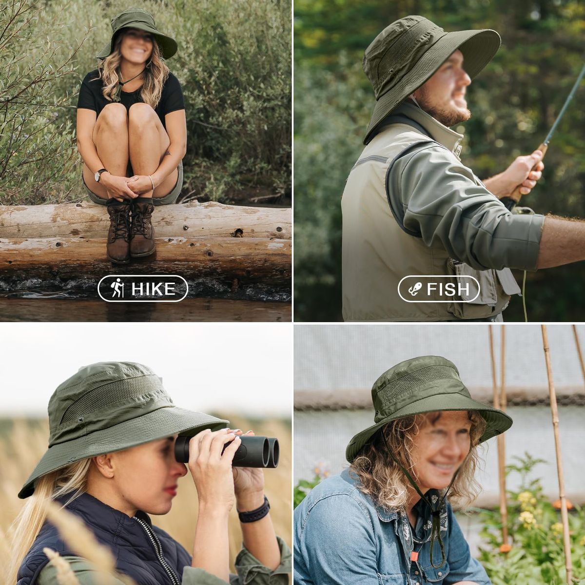 product twelve ハット Sunshades Hats For Hiking - JAA 6273 | Catchfire Marketing