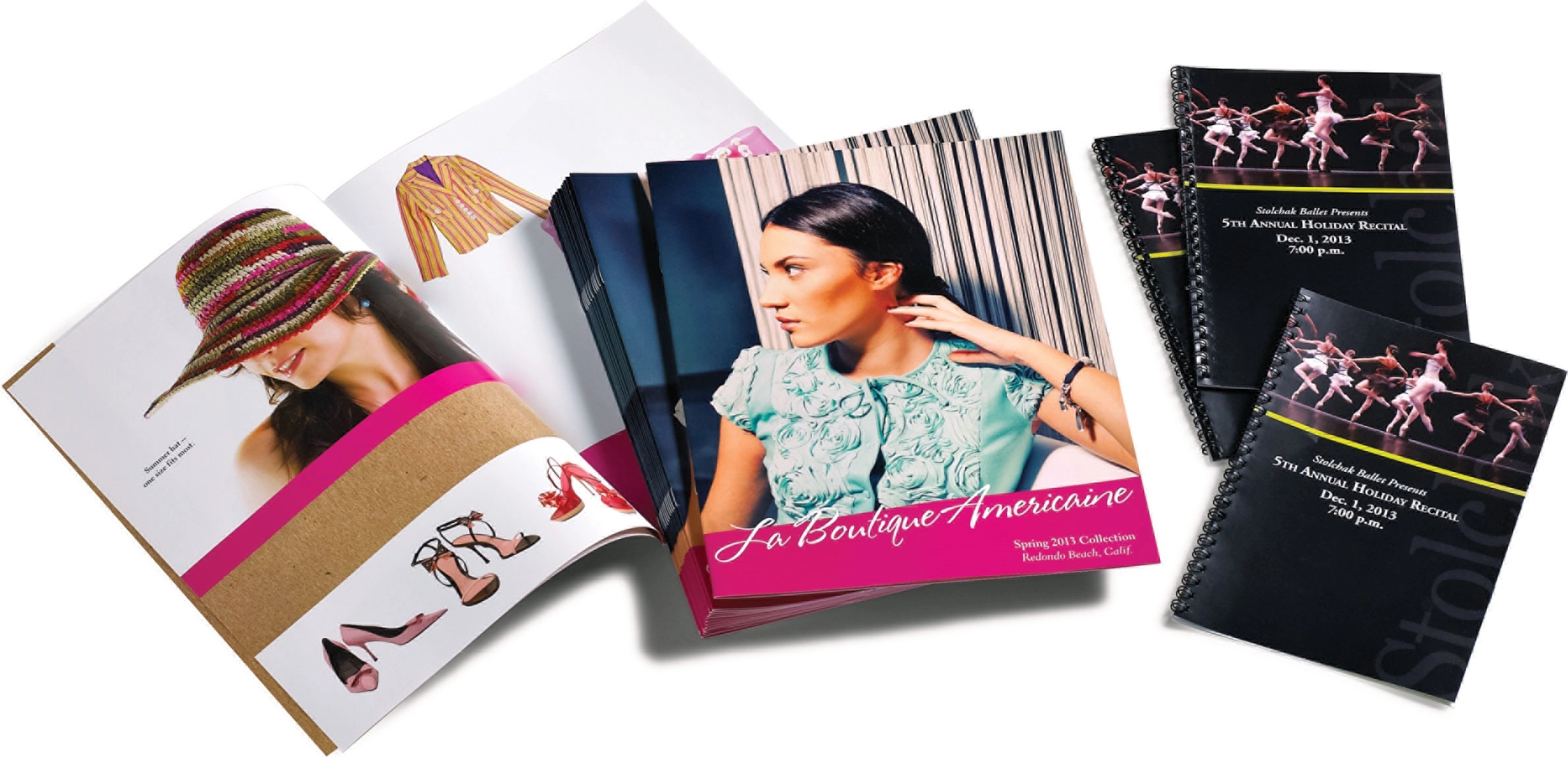 8.5" x 11" Booklets - Wire-O Black Binding, Full Color