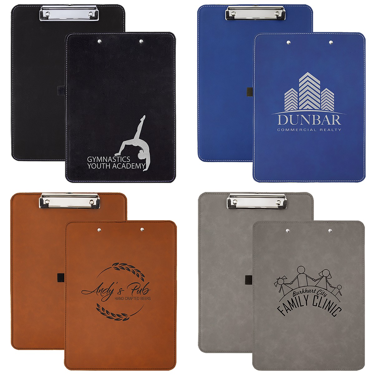 9" x 12 1/2" Leatherette Clipboard
