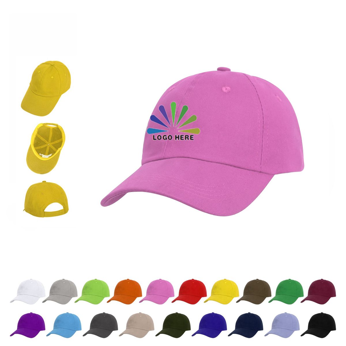 5 Panel Polyester Cap MOQ 1pcs 3