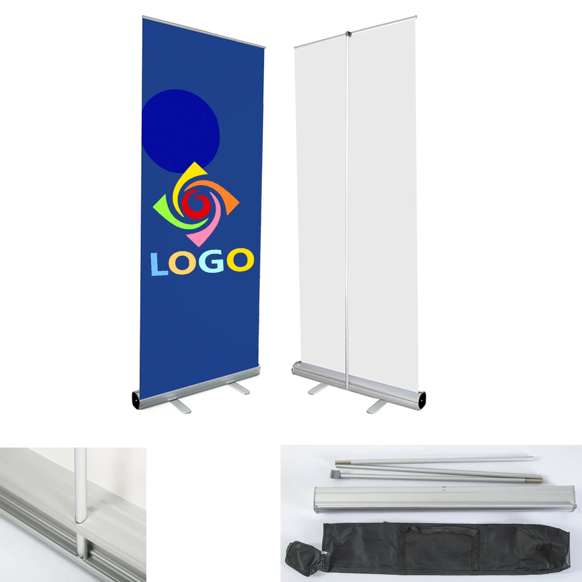 Retractable Banner Stand with Carry Bag