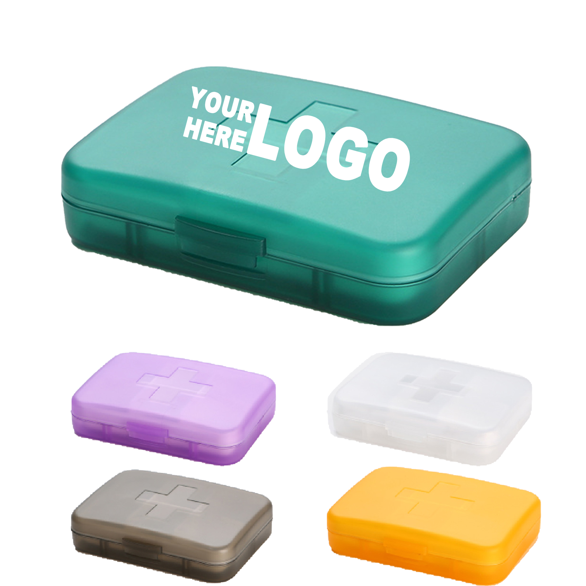Cross-Shaped Six-Compartment Pill Box 3