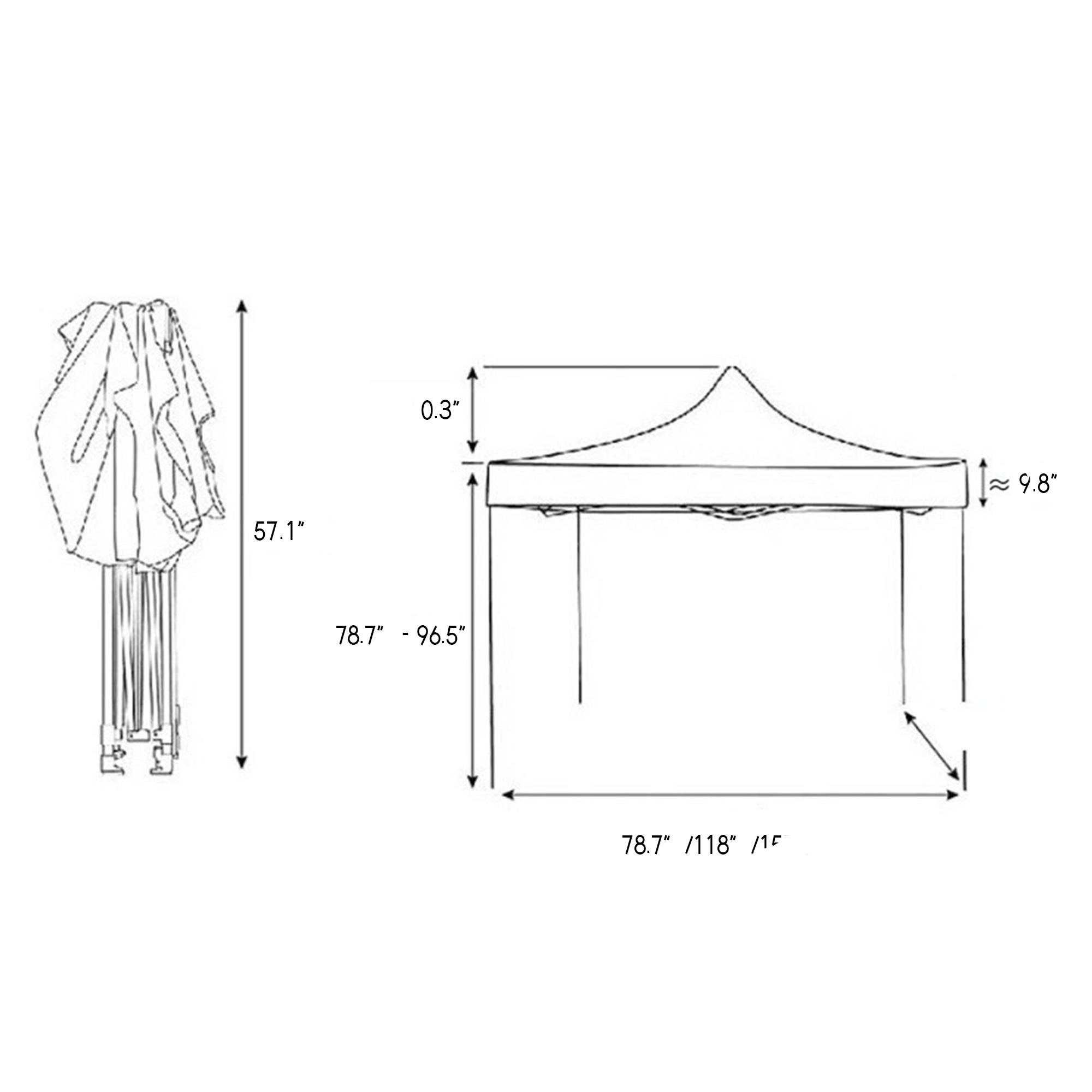 MOQ 1 Outdoor Sun Shade for Events 5