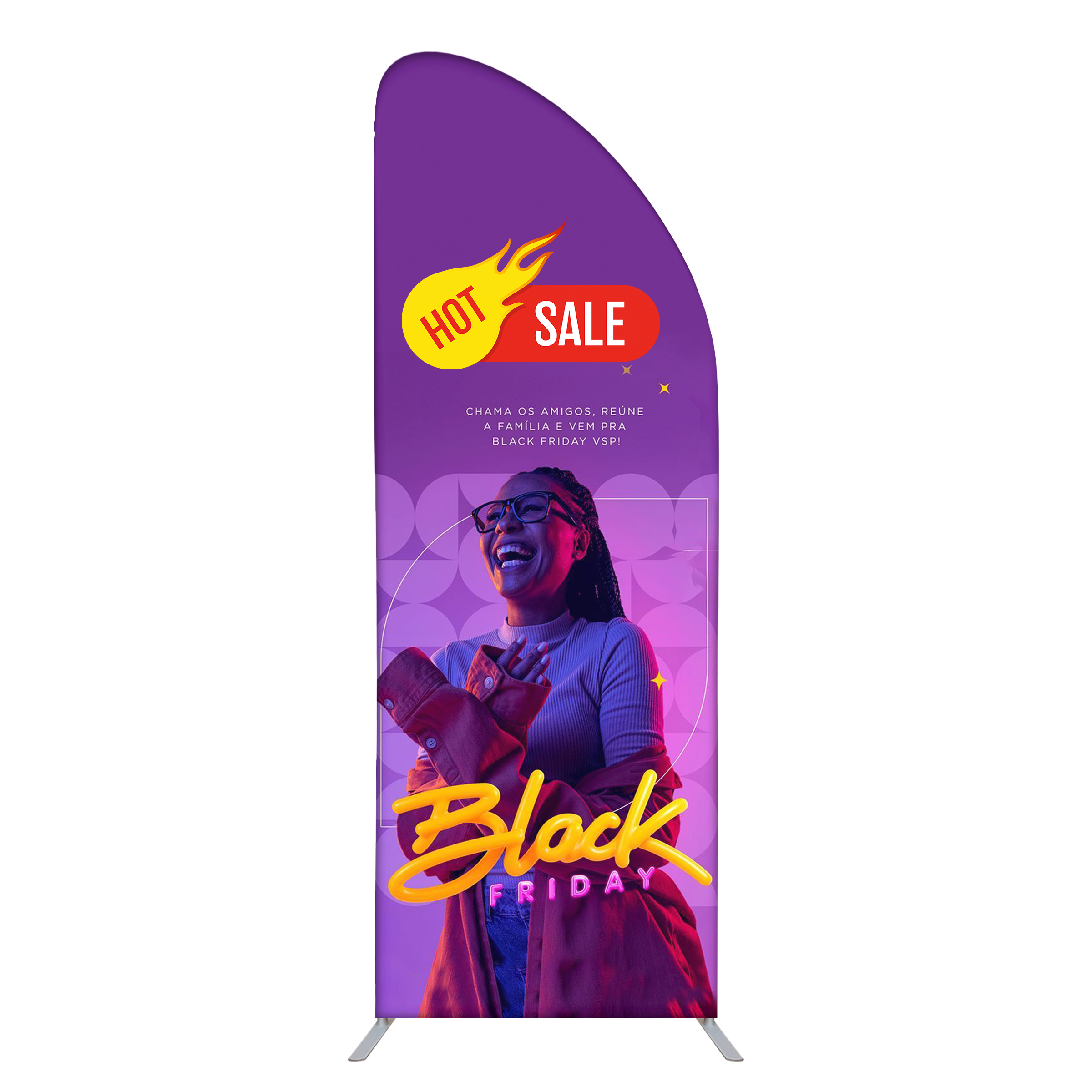 3'x8' Multi-Shape Tube Pillowcase Banners