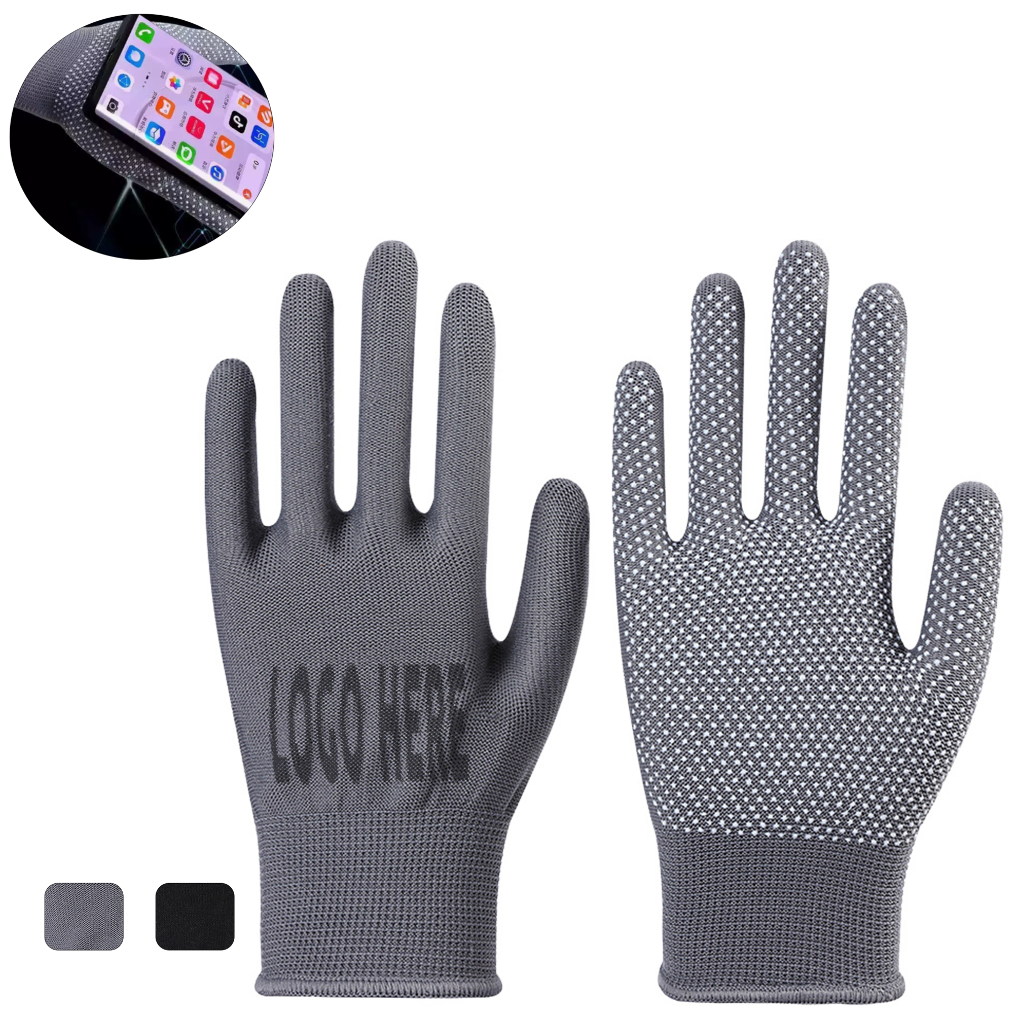 Touch Screen Compatible Anti?Slip Work Gloves 2