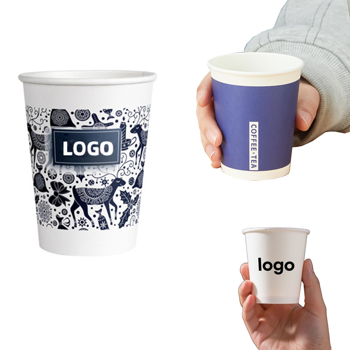 9oz. White Office And Household Paper Cup 2