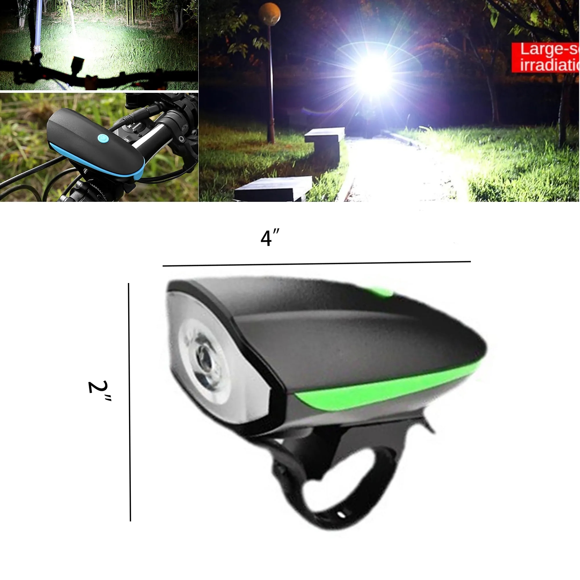 Portable Rechargeable Bicycle Headlight 5