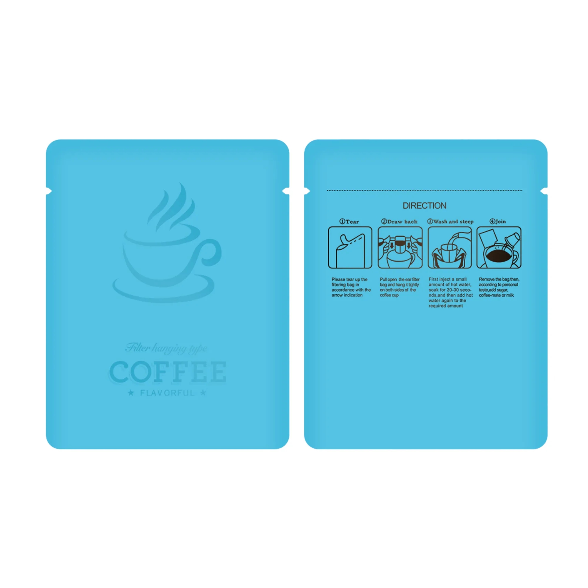 Multifunctional Hanging Ear Coffee Nut Packaging Bag 27