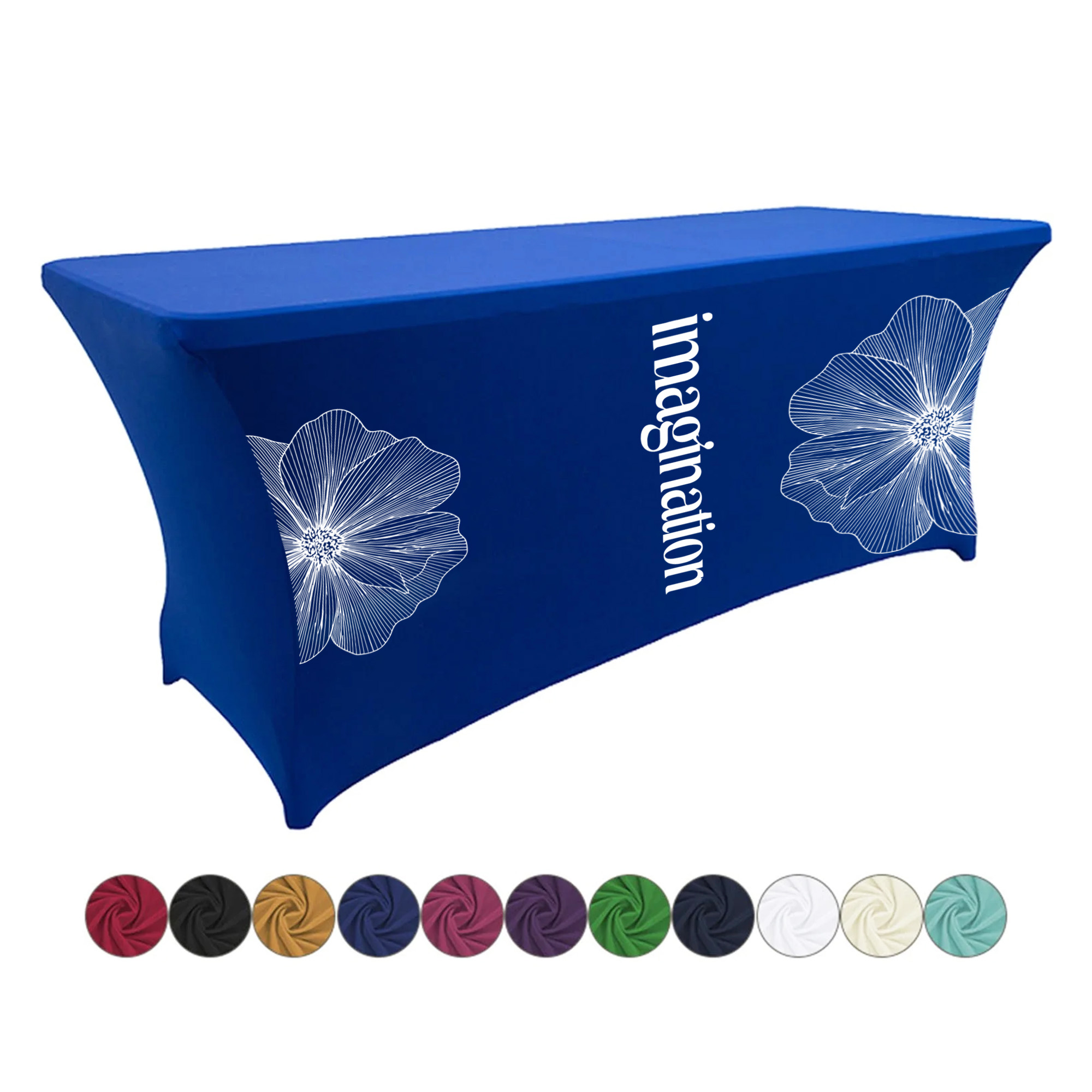 Promotional Full-Color Fitted Table Throw