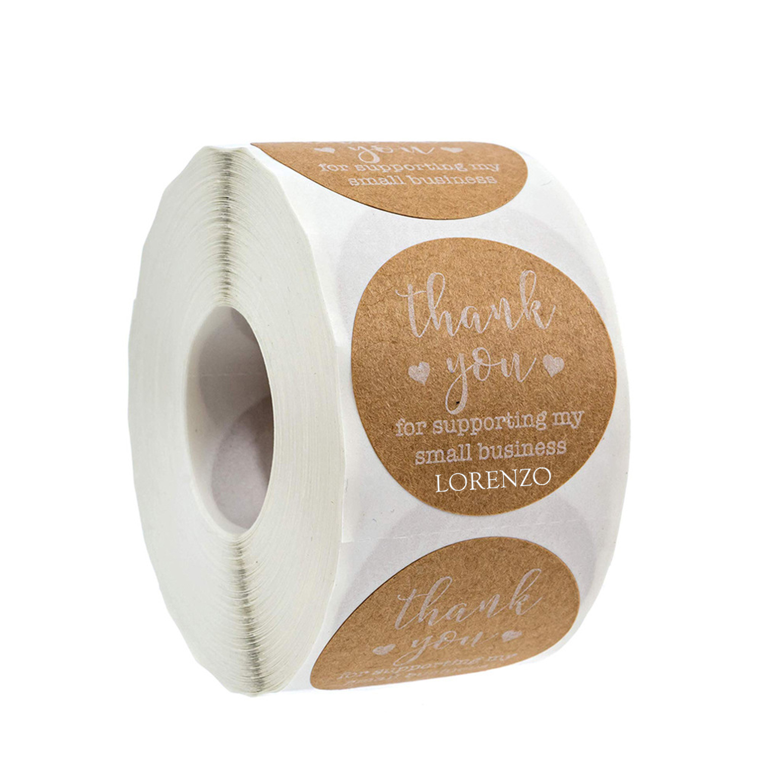 Oval Roll Label