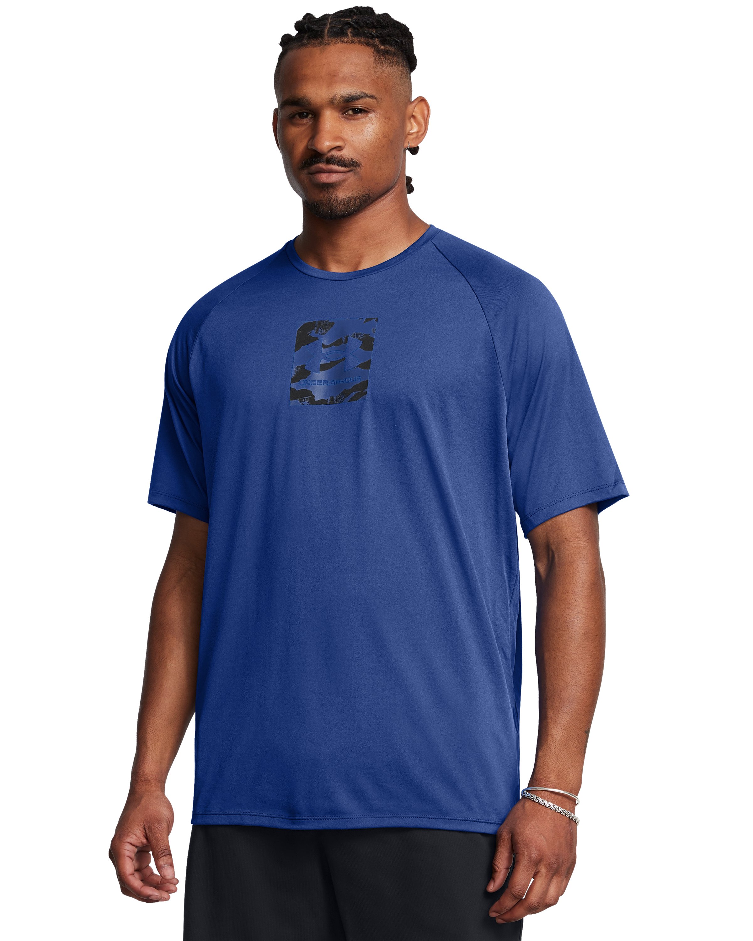 UA Tech Print Men's Short Sleeve 4