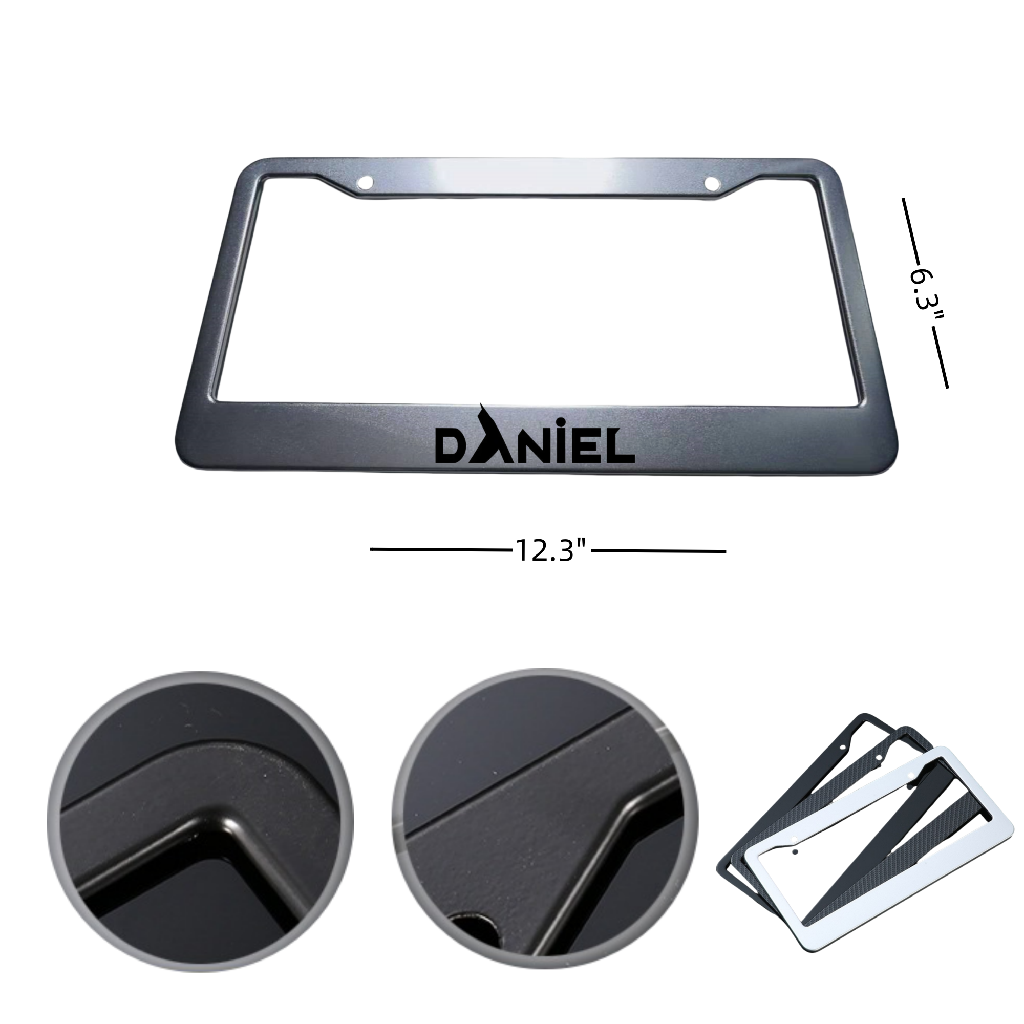 Durable Aluminum License Plate Frame 3