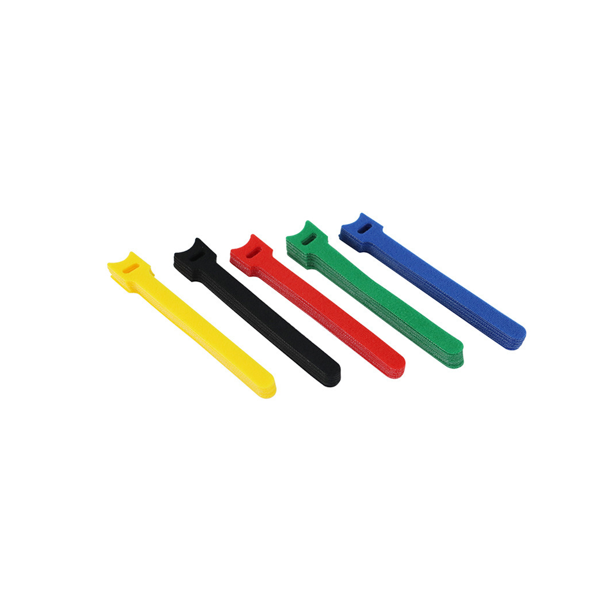 Magic Strip Cat Head Colored Nylon Data Cable Strap 7