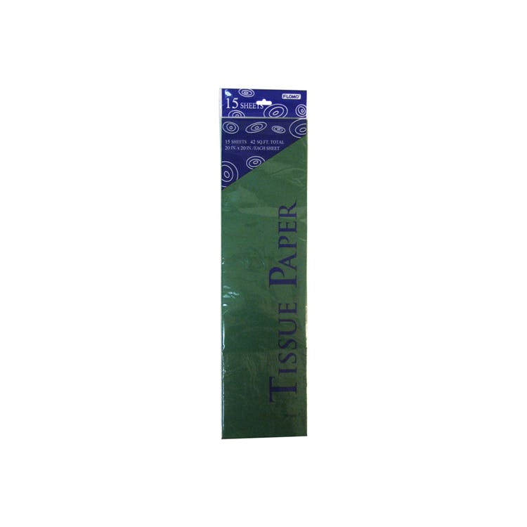 Tissue Paper - Green15 Pack
