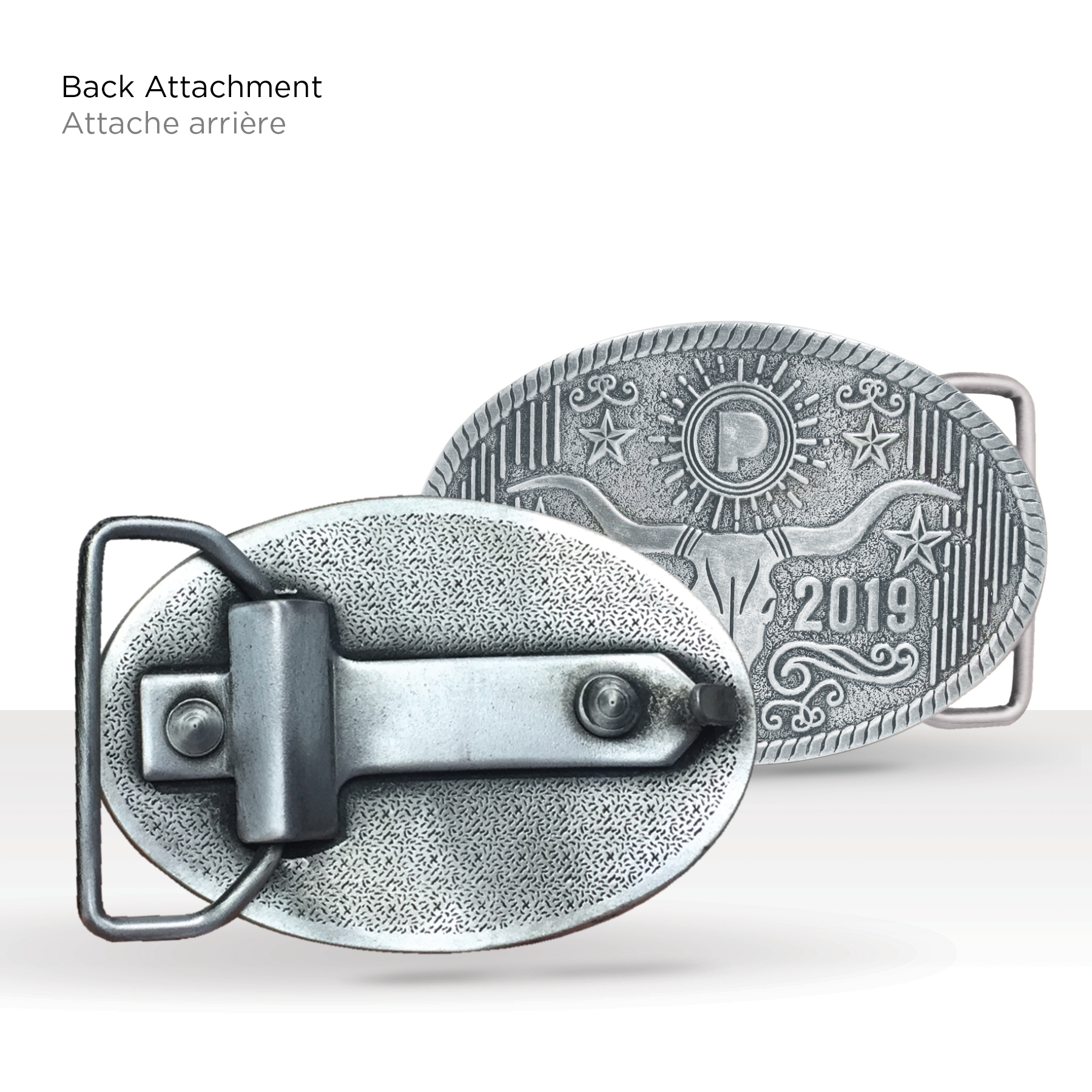 Pewter Belt Buckle (2 x 3 in) 13